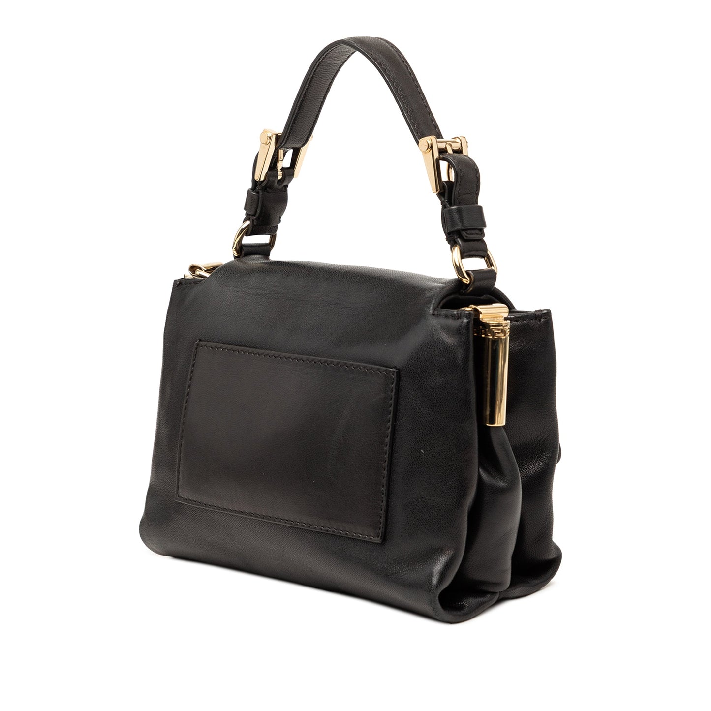 Versace Leather La Medusa Satchel