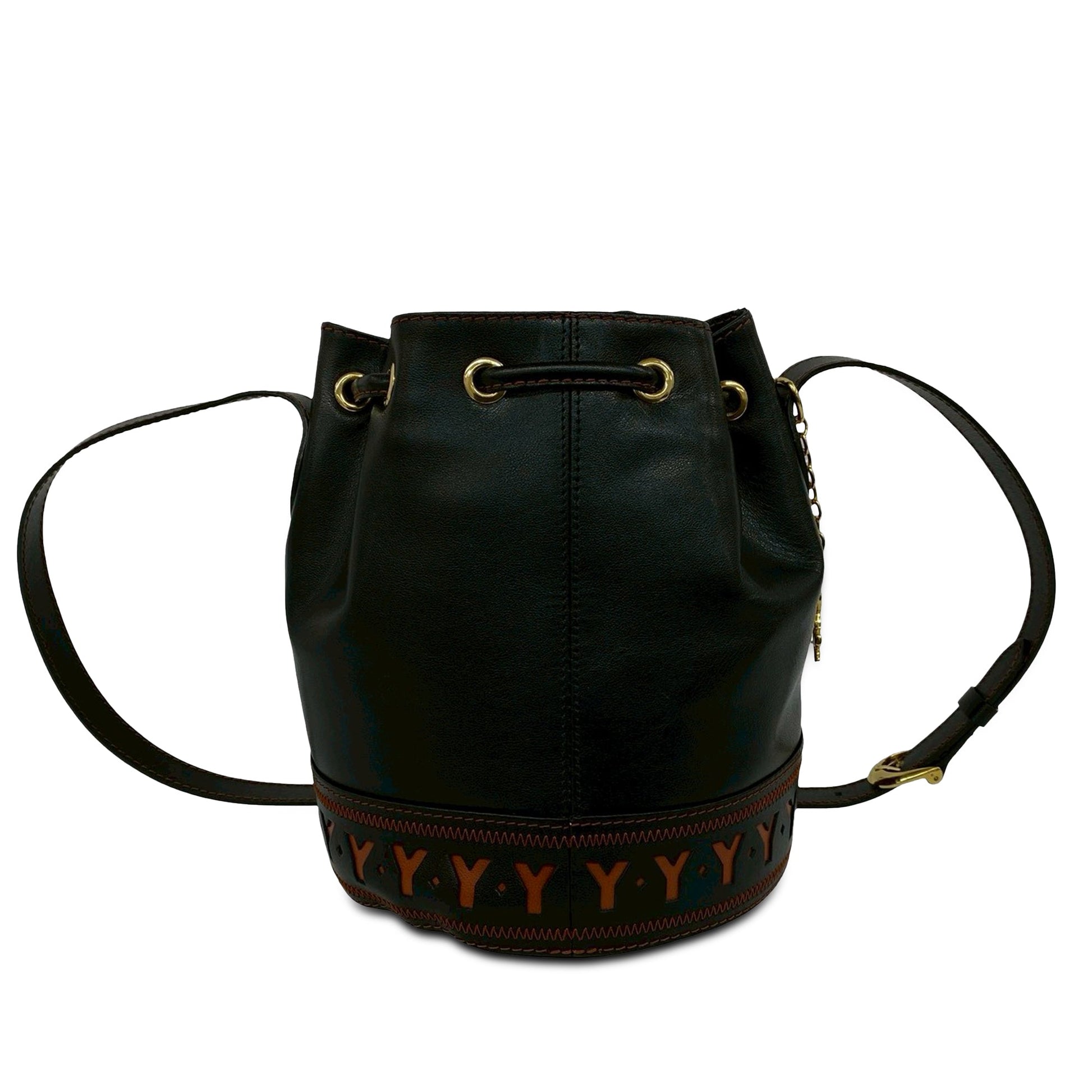 Saint Laurent Leather Bucket Bag