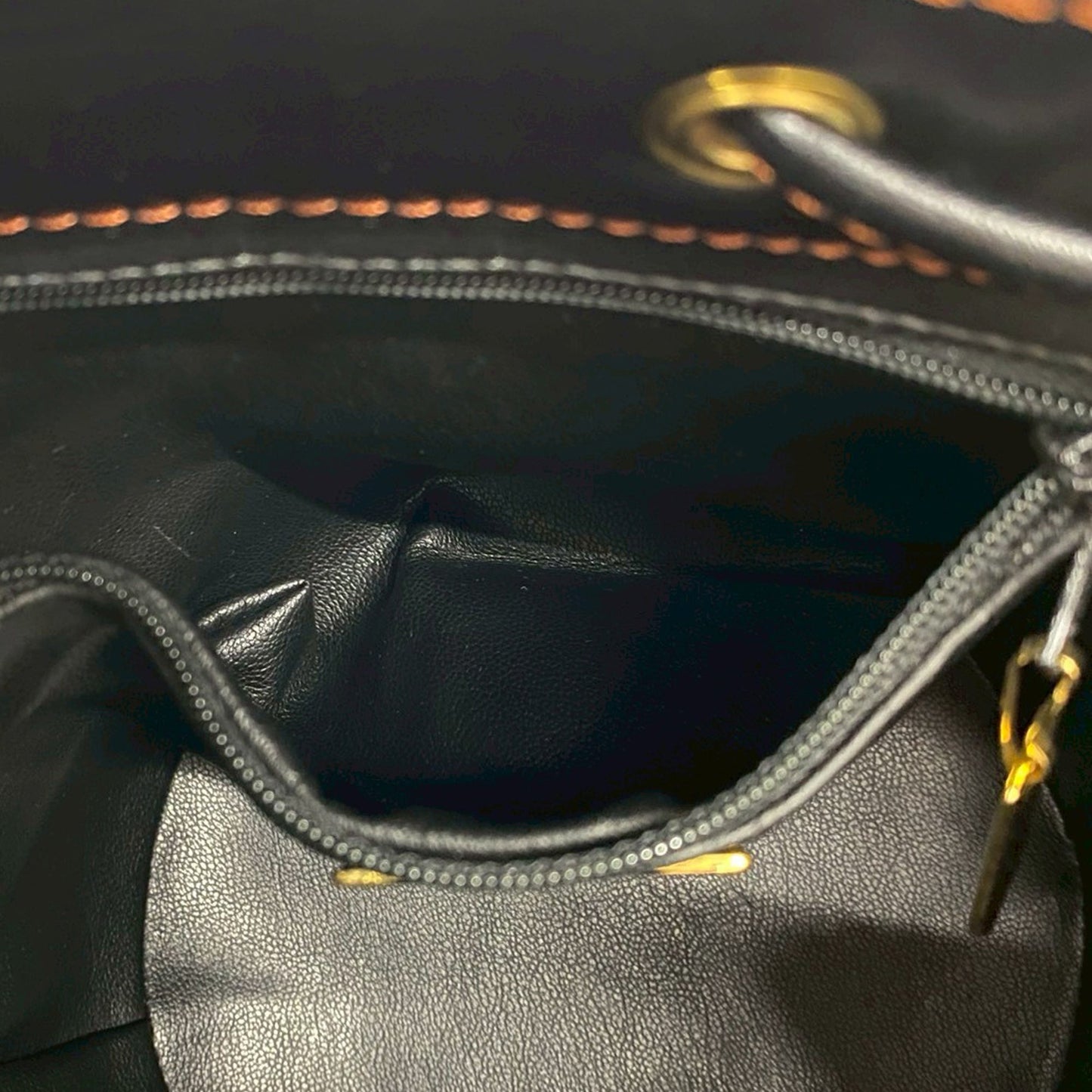 Saint Laurent Leather Bucket Bag