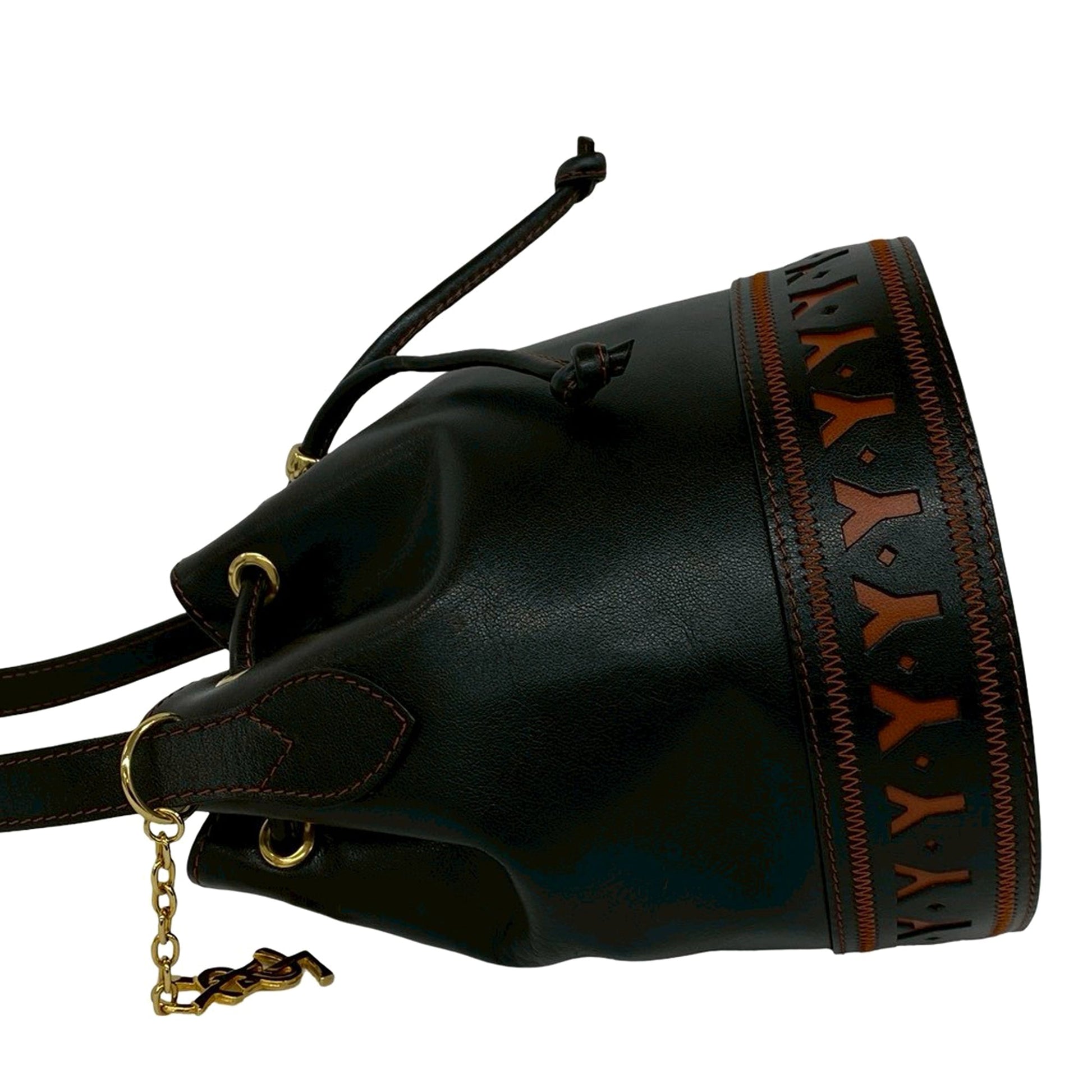 Saint Laurent Leather Bucket Bag