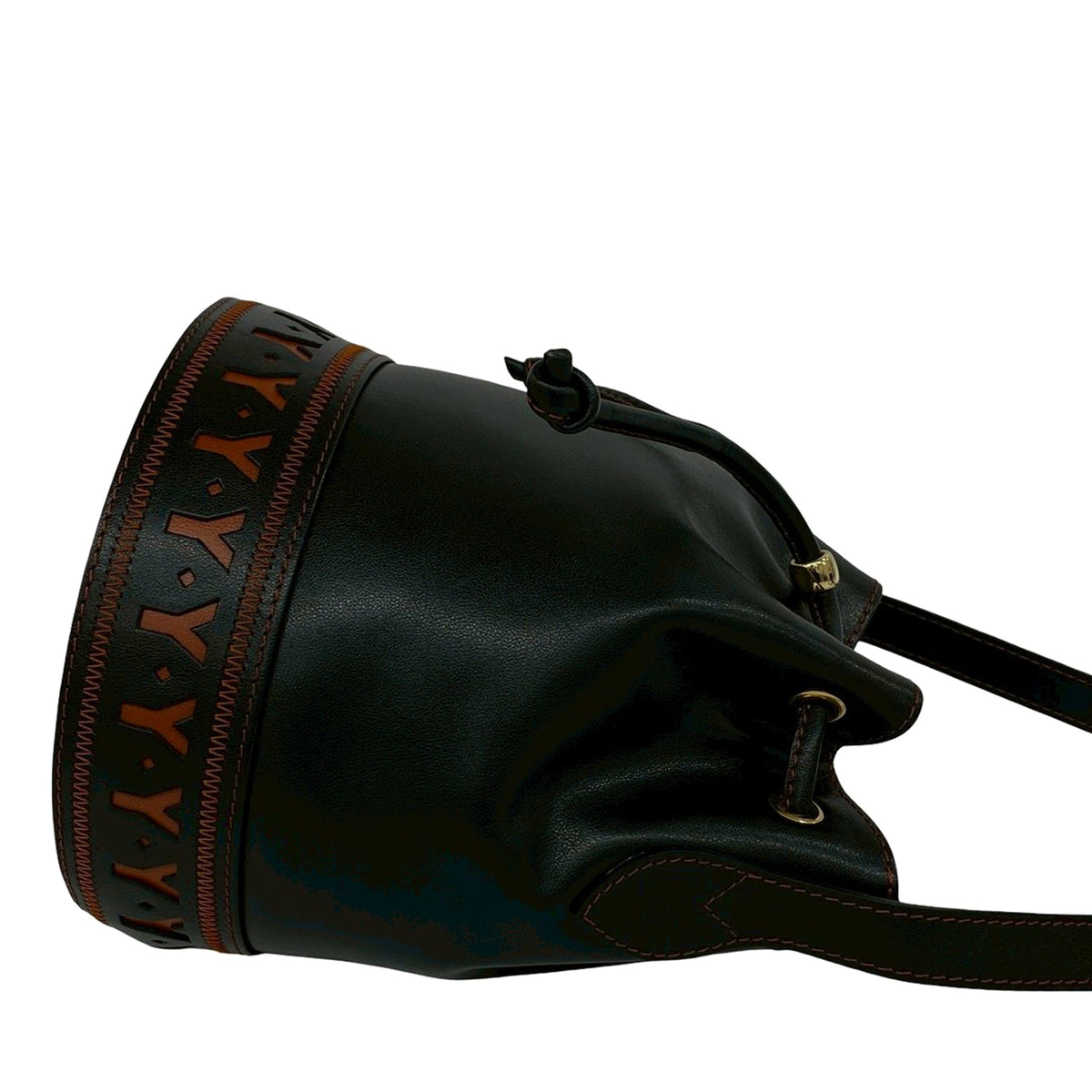 Saint Laurent Leather Bucket Bag