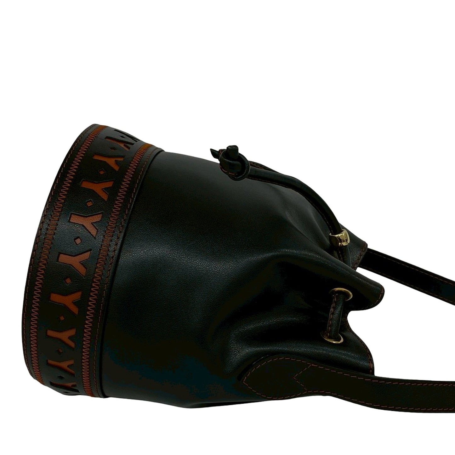 Saint Laurent Leather Bucket Bag