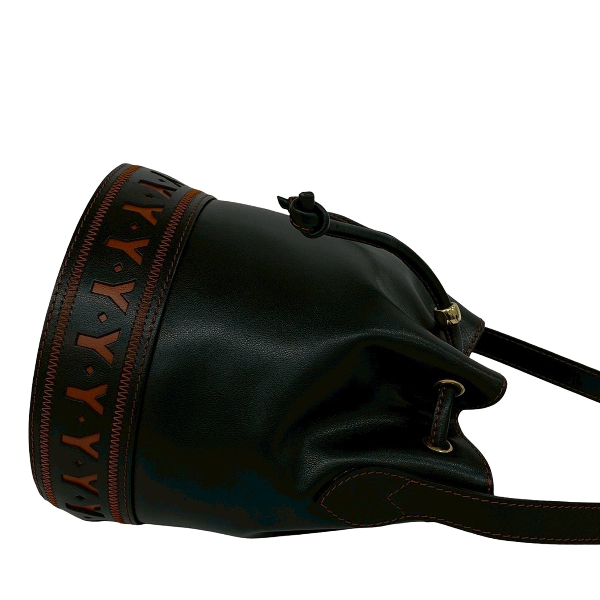 Saint Laurent Leather Bucket Bag