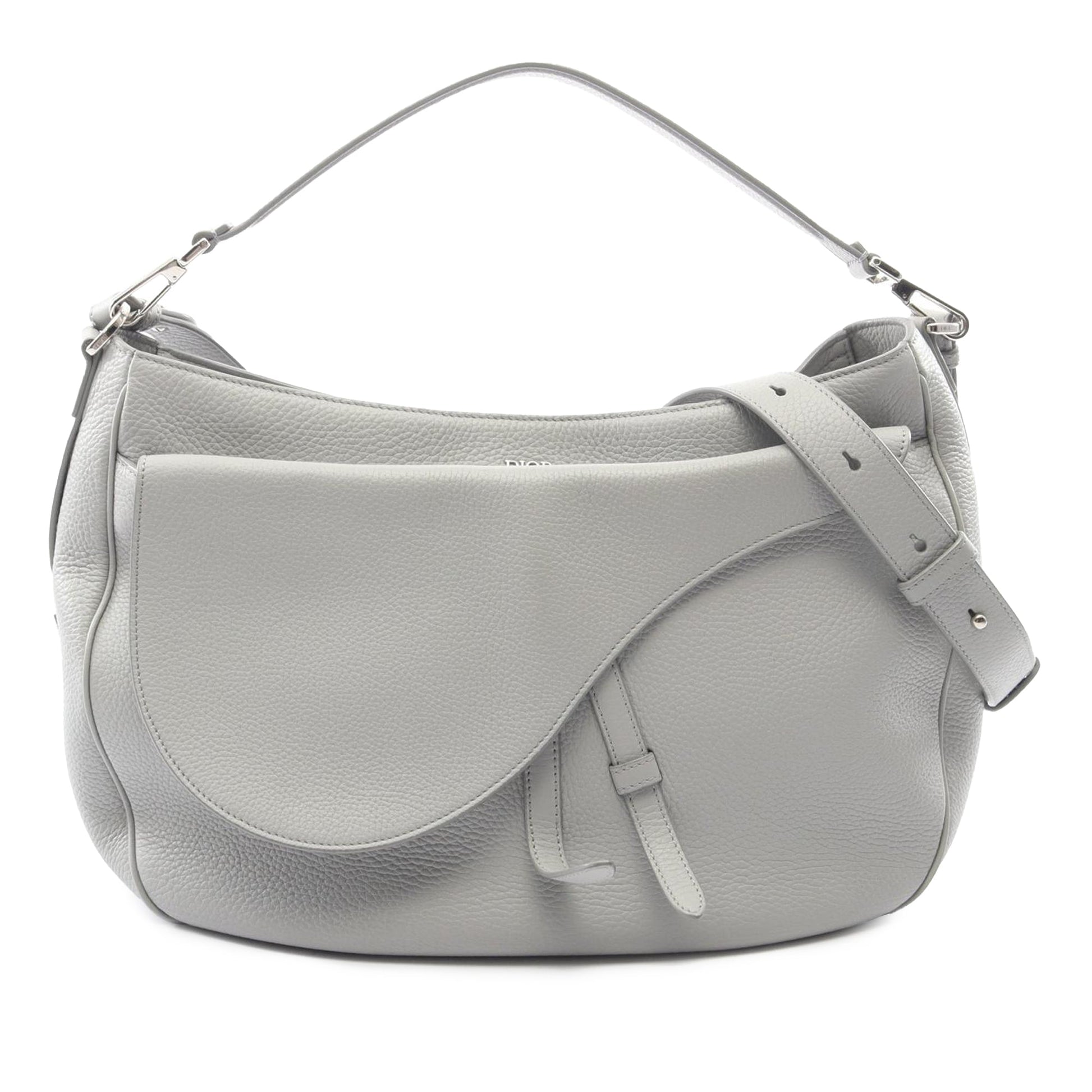 Dior Grained Calfskin Soft Saddle Satchel