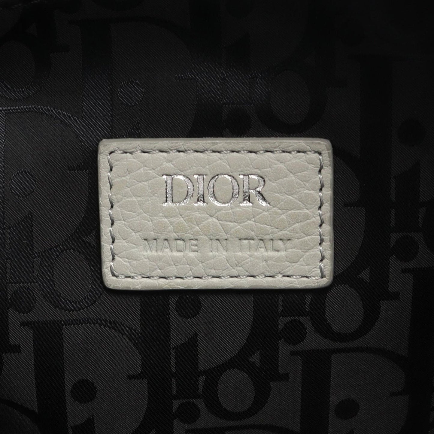 Dior Grained Calfskin Soft Saddle Satchel