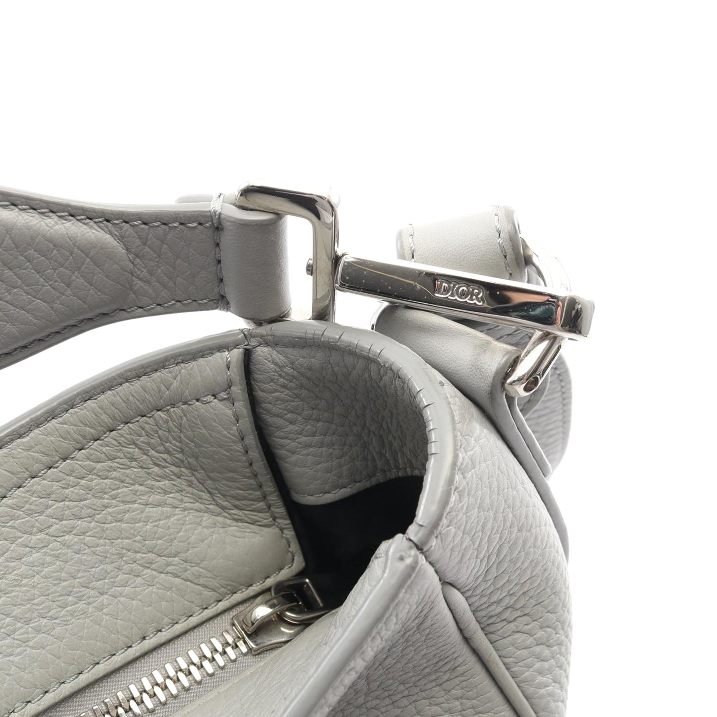 Dior Grained Calfskin Soft Saddle Satchel
