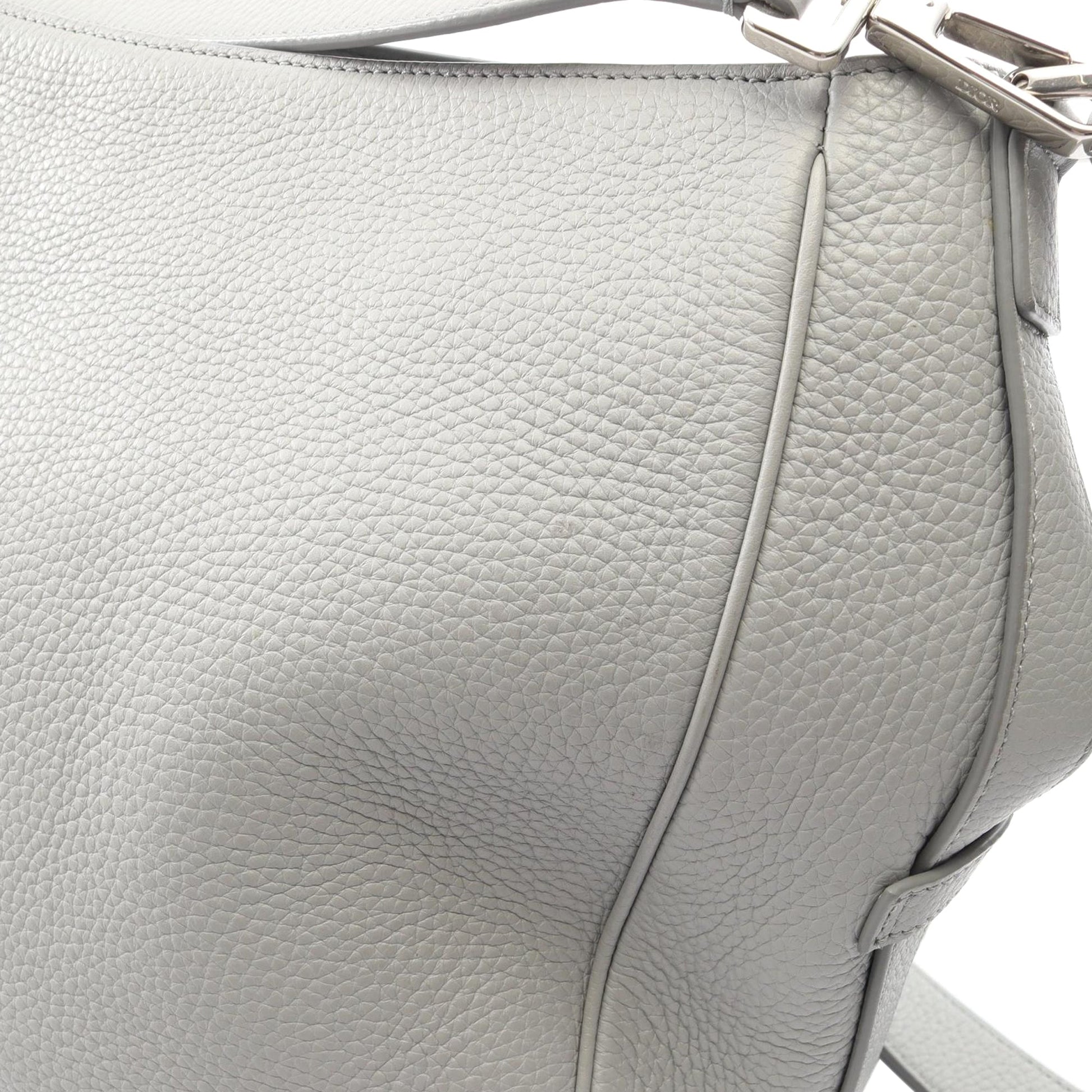 Dior Grained Calfskin Soft Saddle Satchel