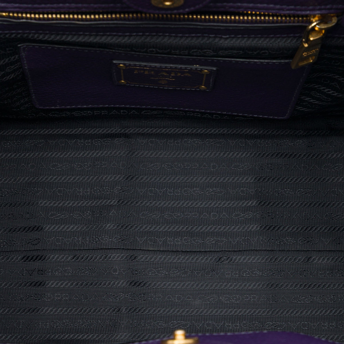 Prada Vitello Daino Open Convertible Tote