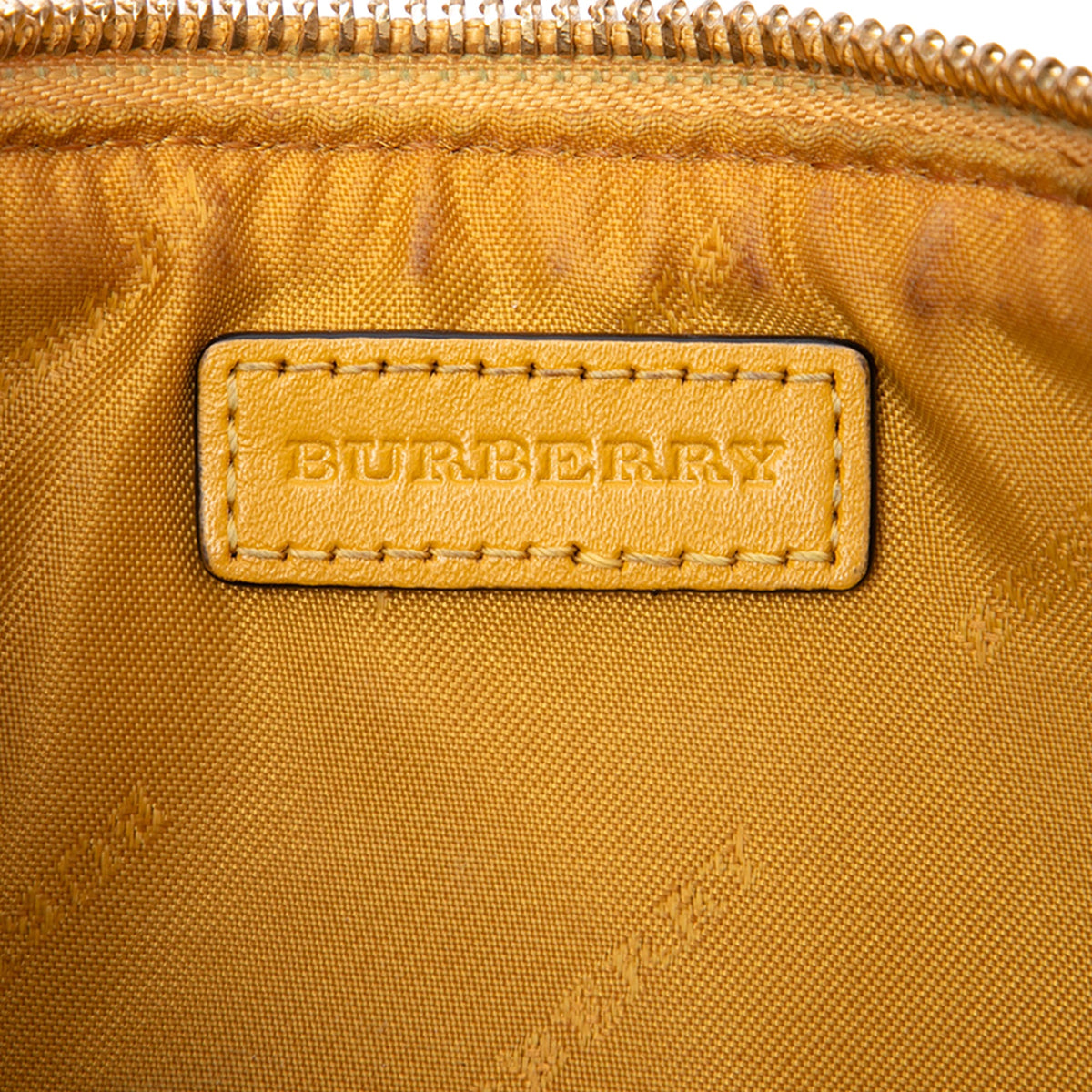 Burberry Haymarket Check Coated Canvas Peyton Crossbody — Beige