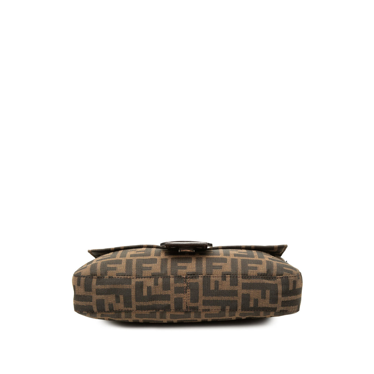 Fendi Zucca Canvas Baguette — Brown