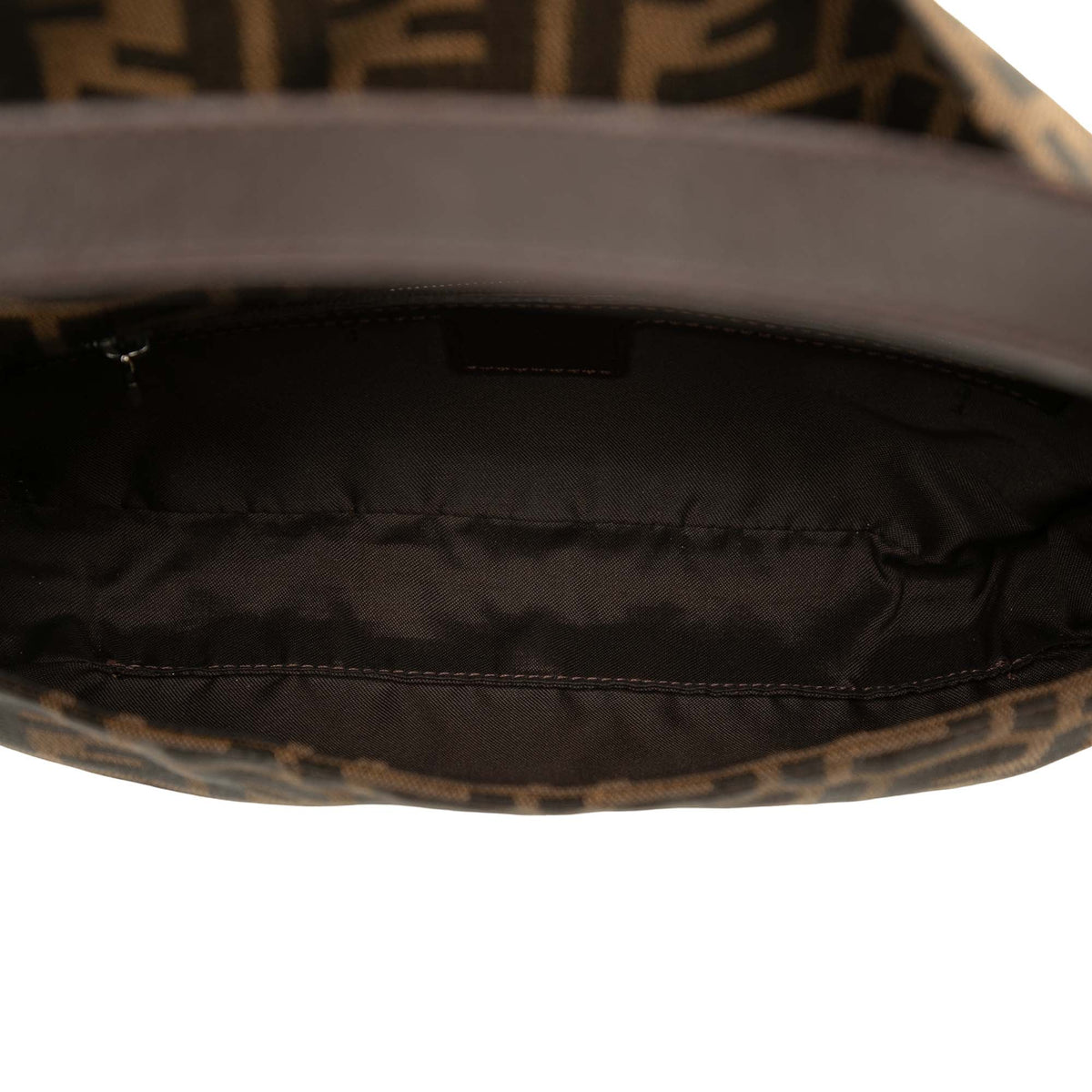 Fendi Zucca Canvas Baguette — Brown