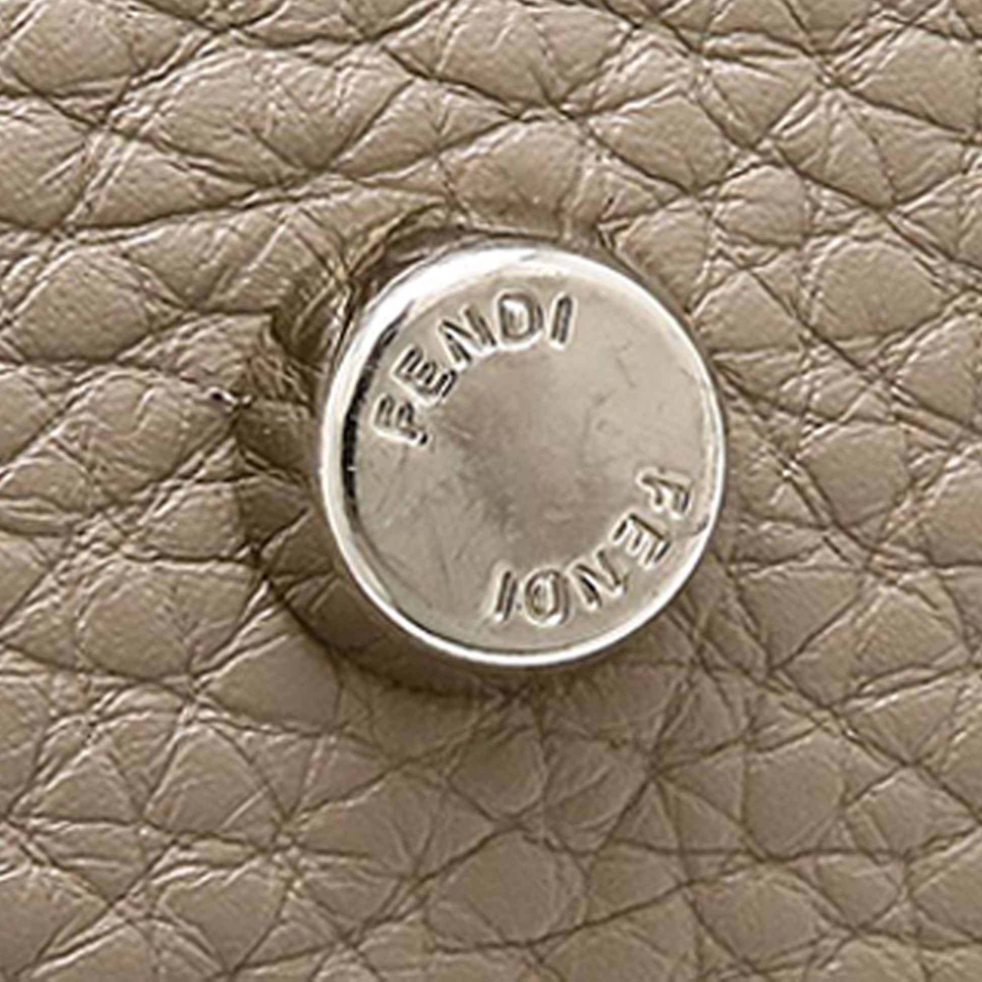 Fendi Medium Leather Selleria Peekaboo Iconic Satchel