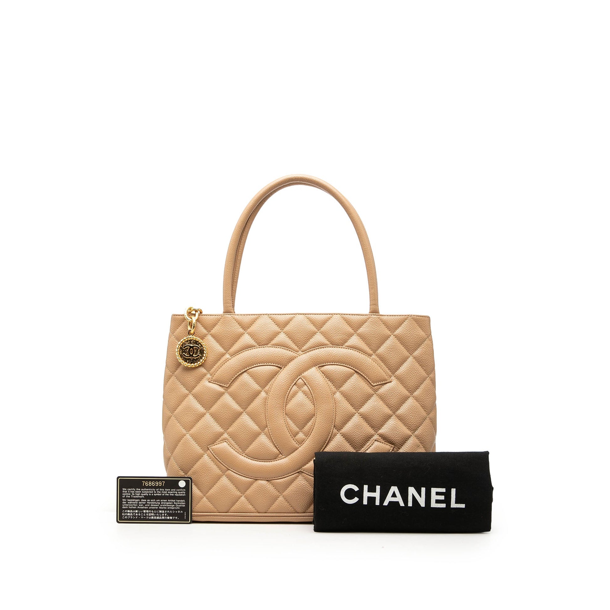 Chanel Caviar Medallion Tote
