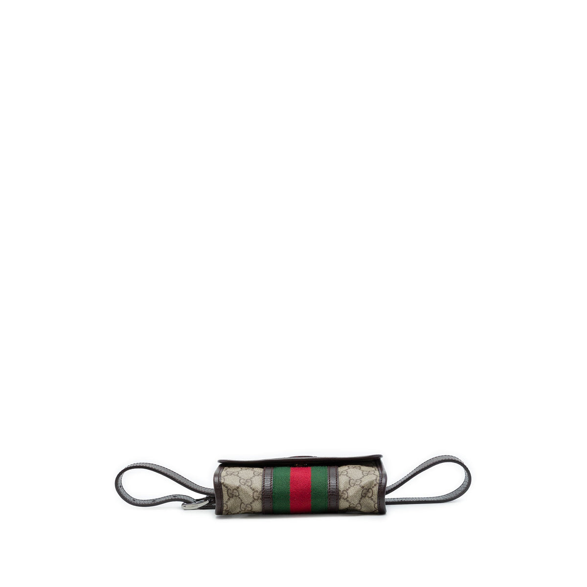 Gucci GG Supreme Web Belt Bag — Beige