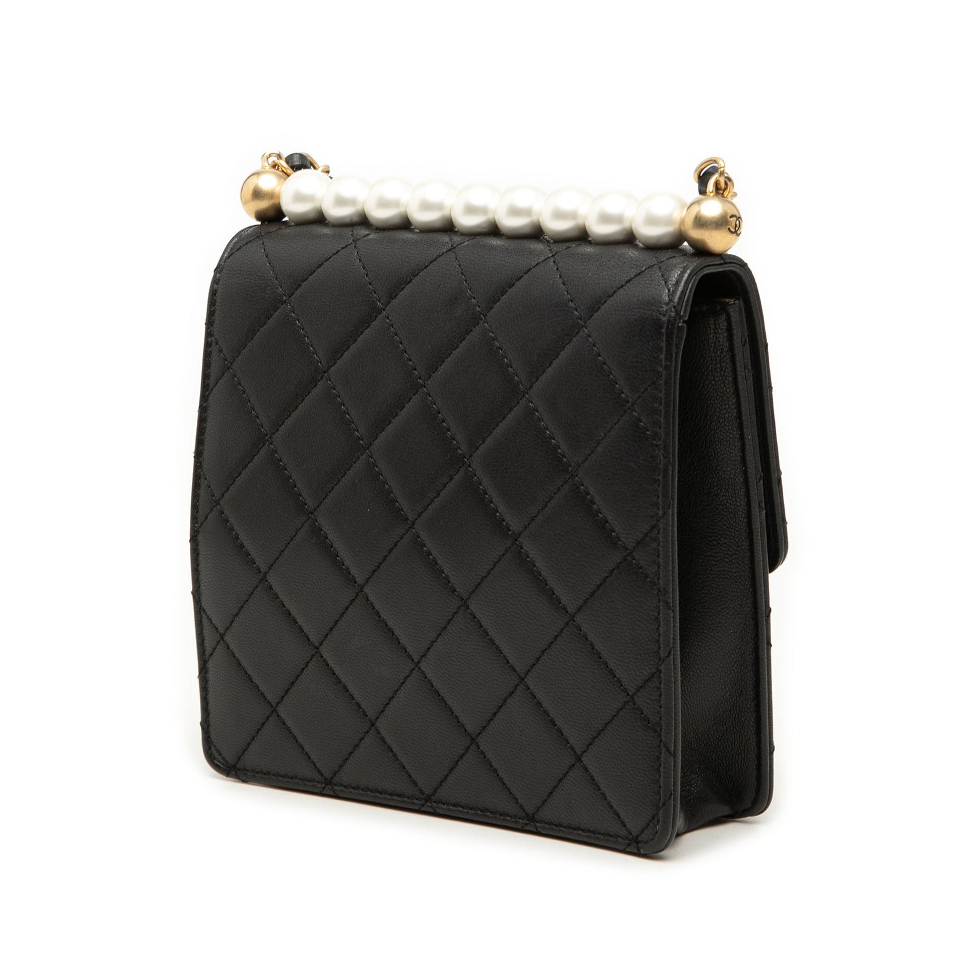 Chanel Small Lambskin Chic Pearls Flap
