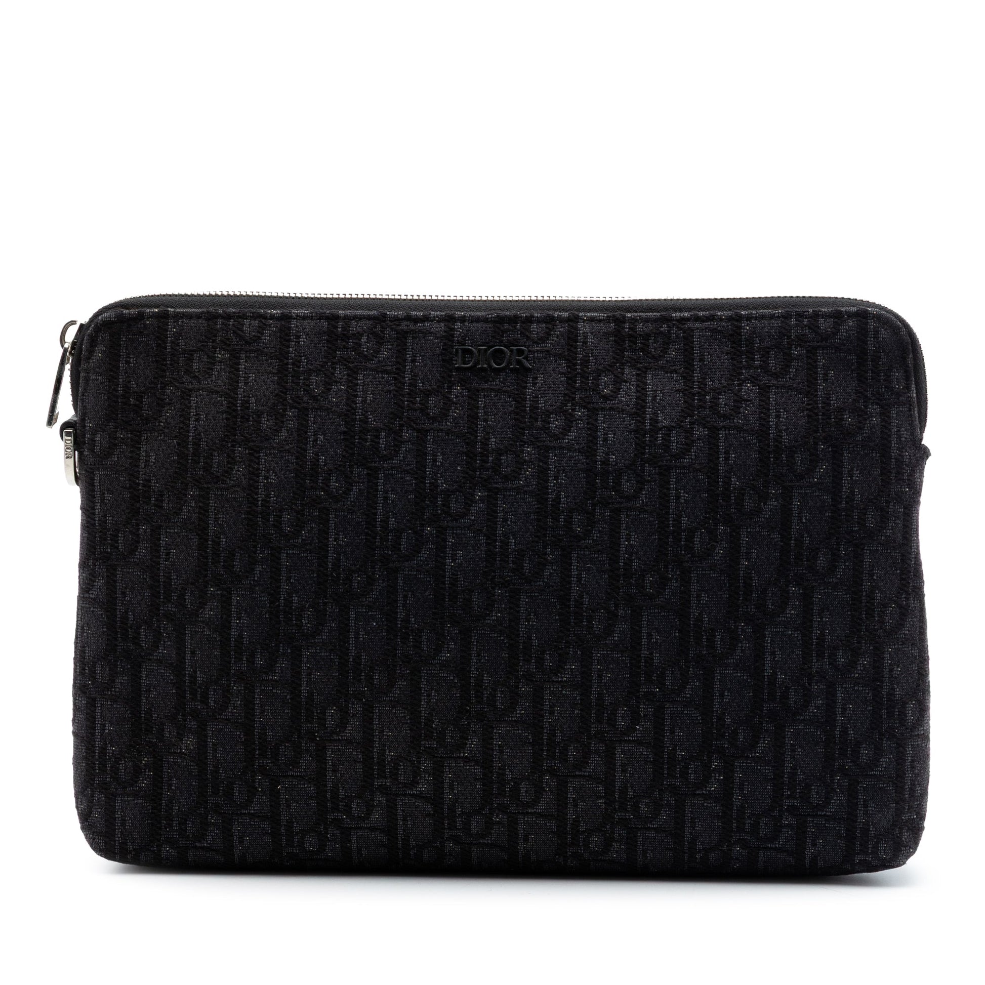 Dior Oblique Canvas A4 Zipped Pouch