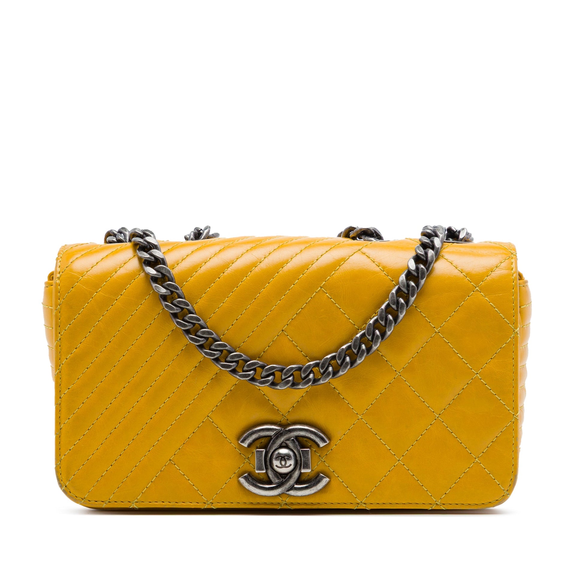 Chanel Small Glazed Calfskin Coco Boy Flap