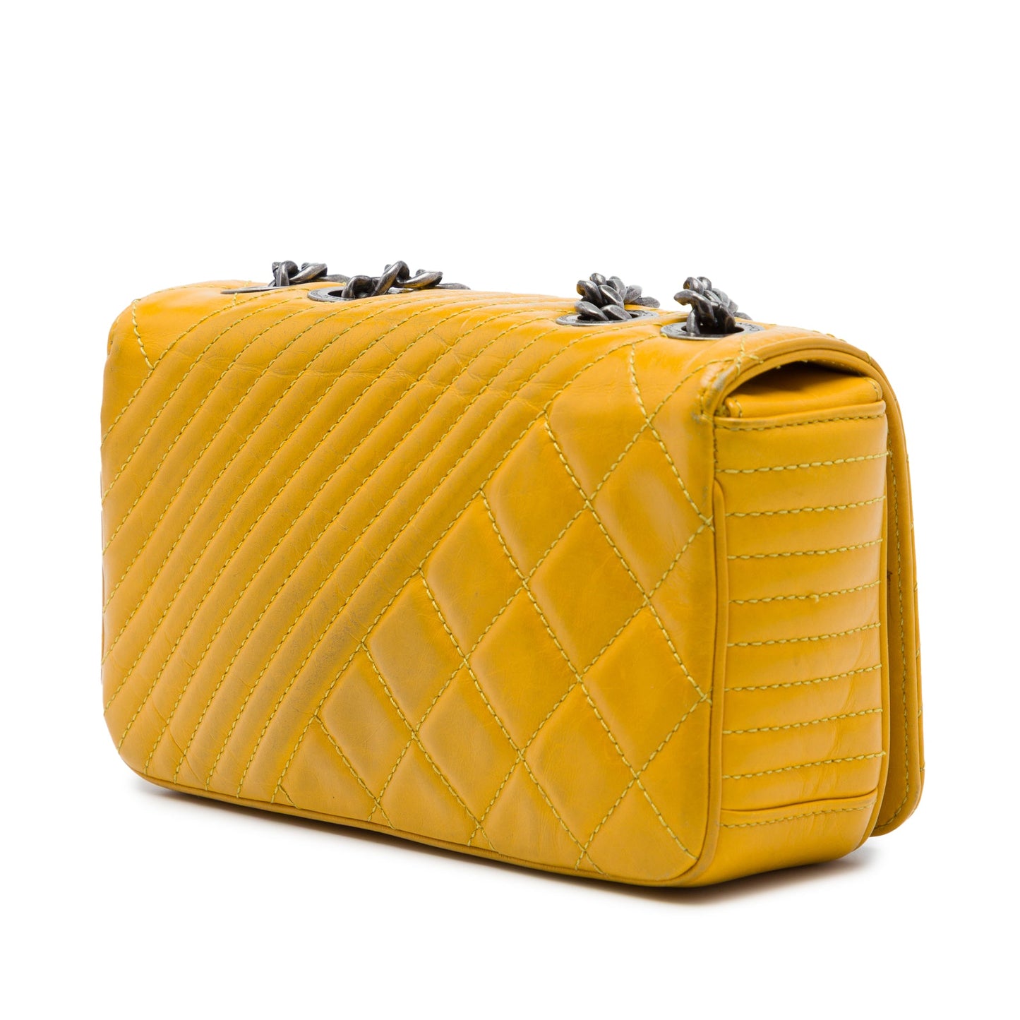 Chanel Small Glazed Calfskin Coco Boy Flap