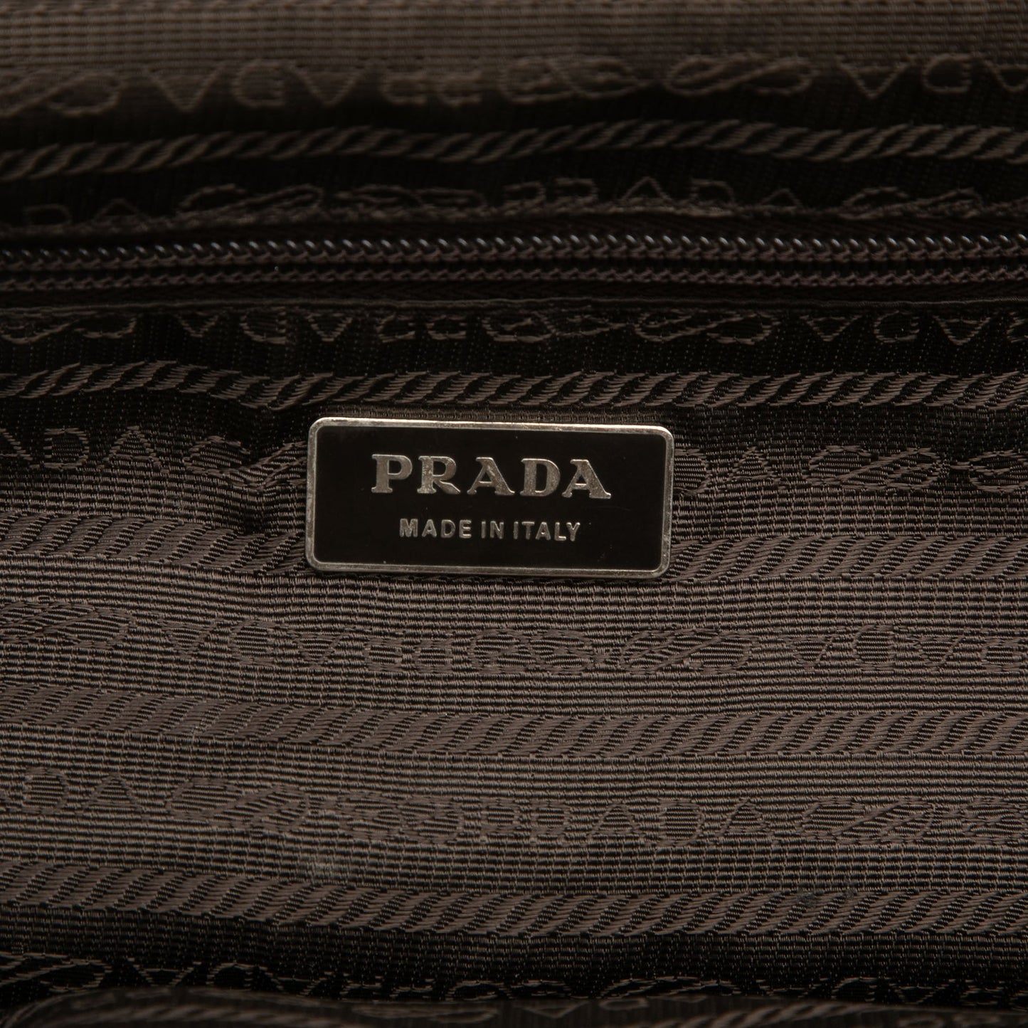 Prada Canvas Canapa Cerniera Frame Doctor Bag