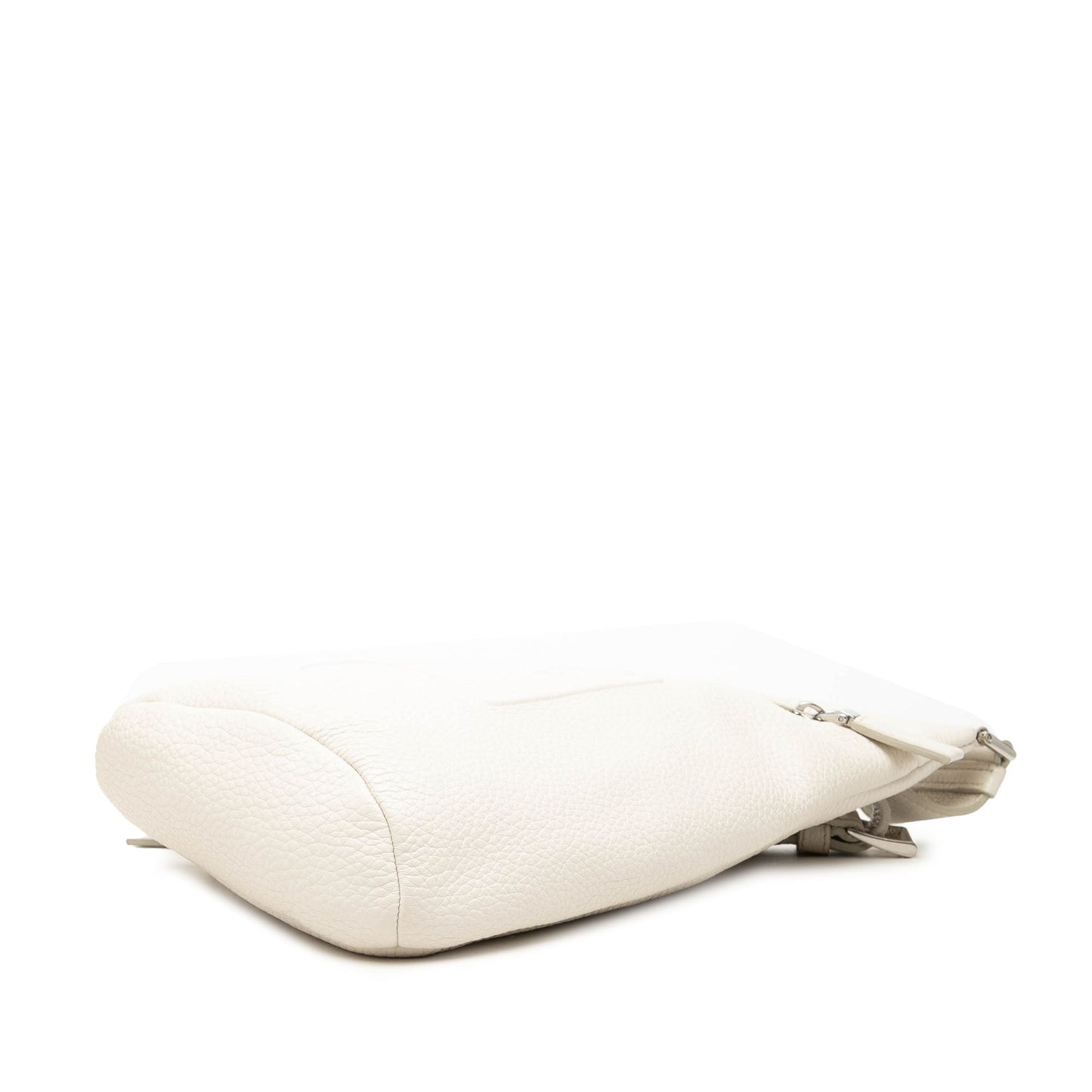 Prada Vitello Daino Logo Embossed Sling Bag