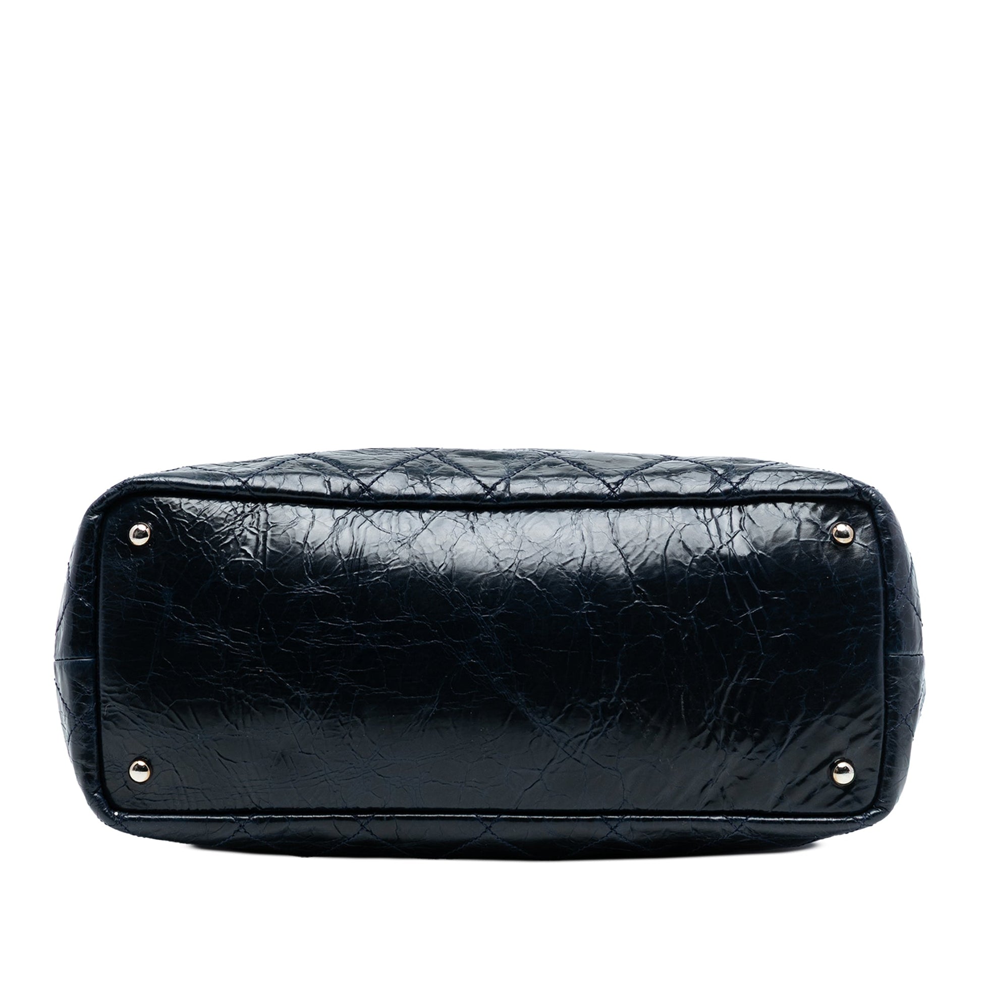 Chanel CC Quilted Glazed Calfskin Portobello Tote