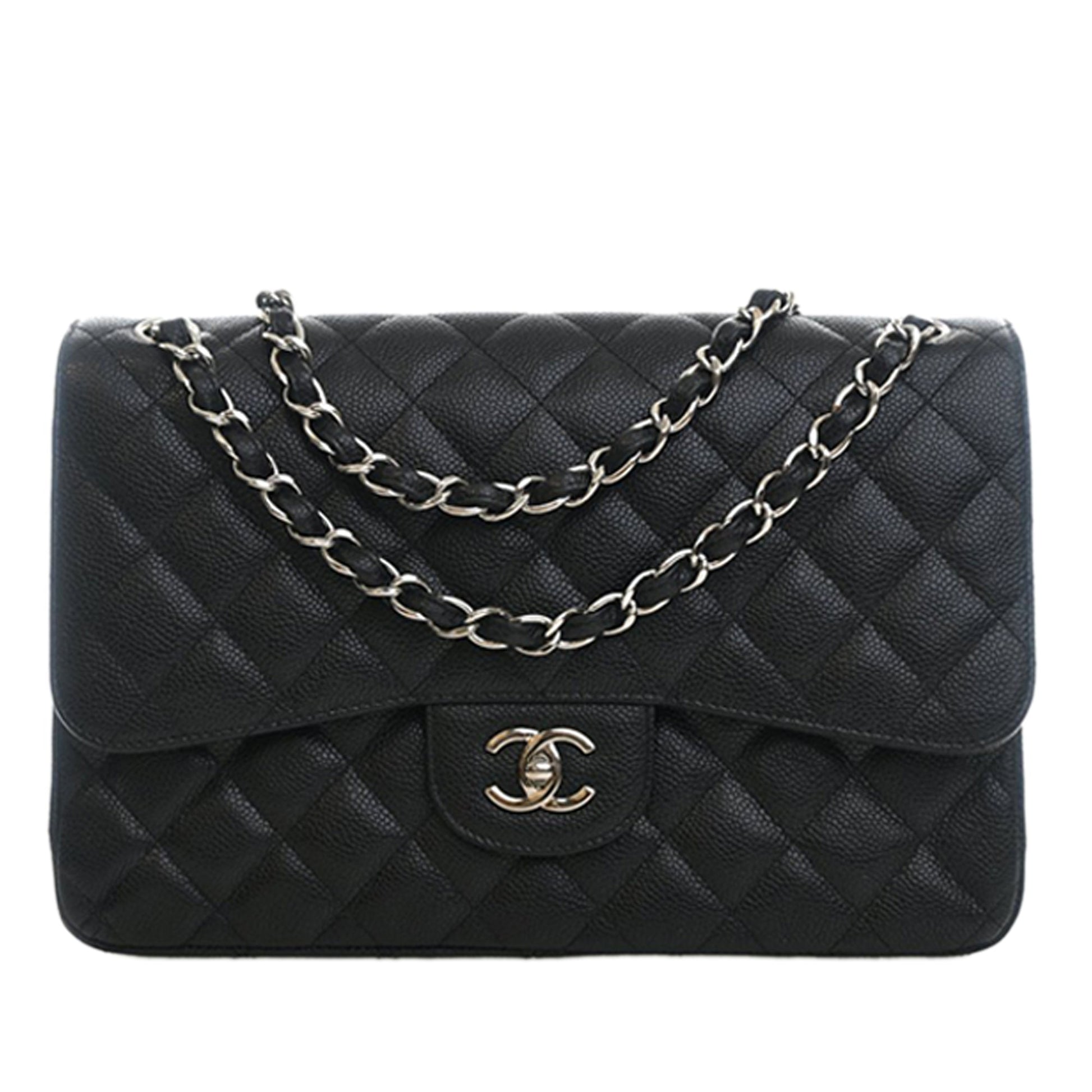 Chanel Jumbo Classic Caviar Double Flap