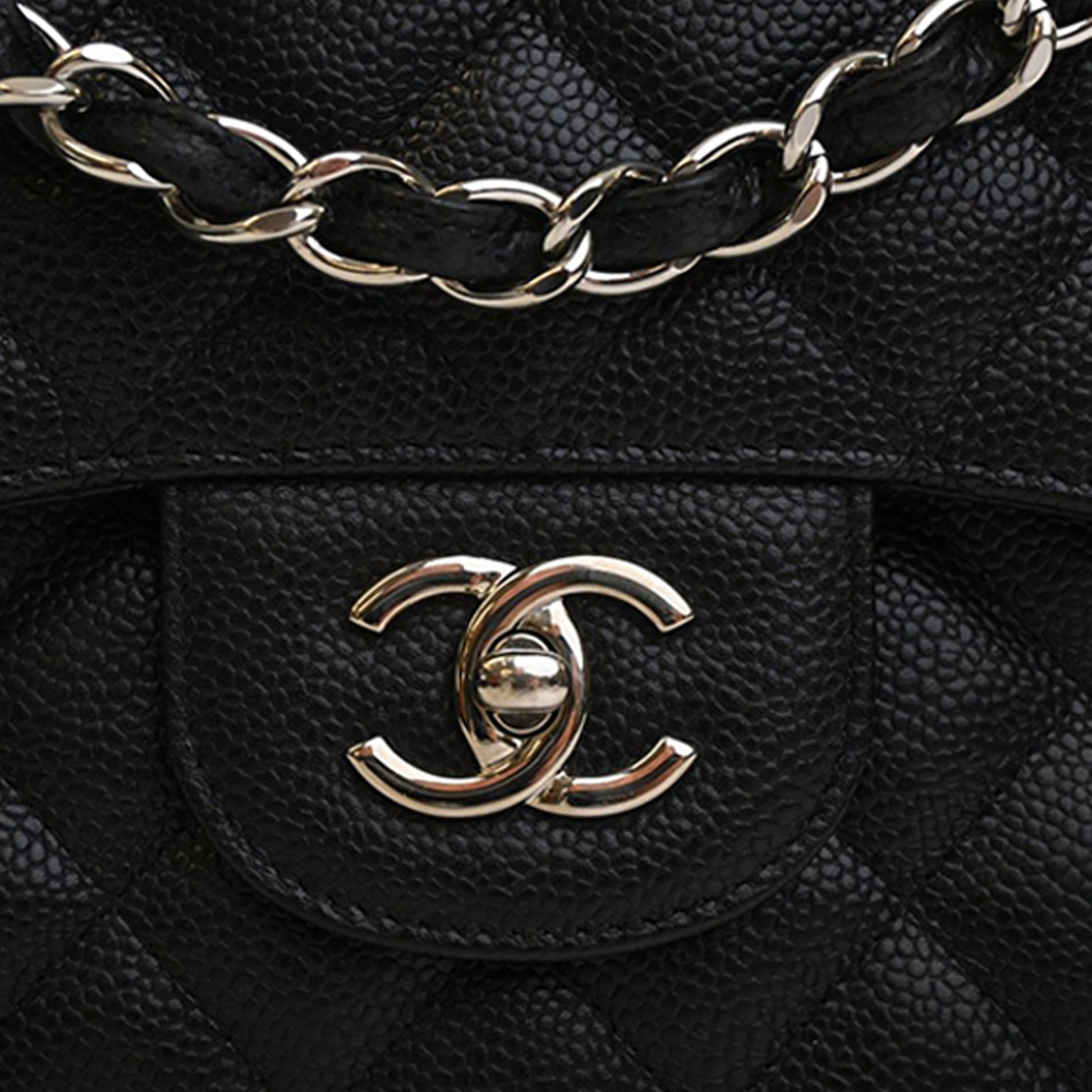 Chanel Jumbo Classic Caviar Double Flap