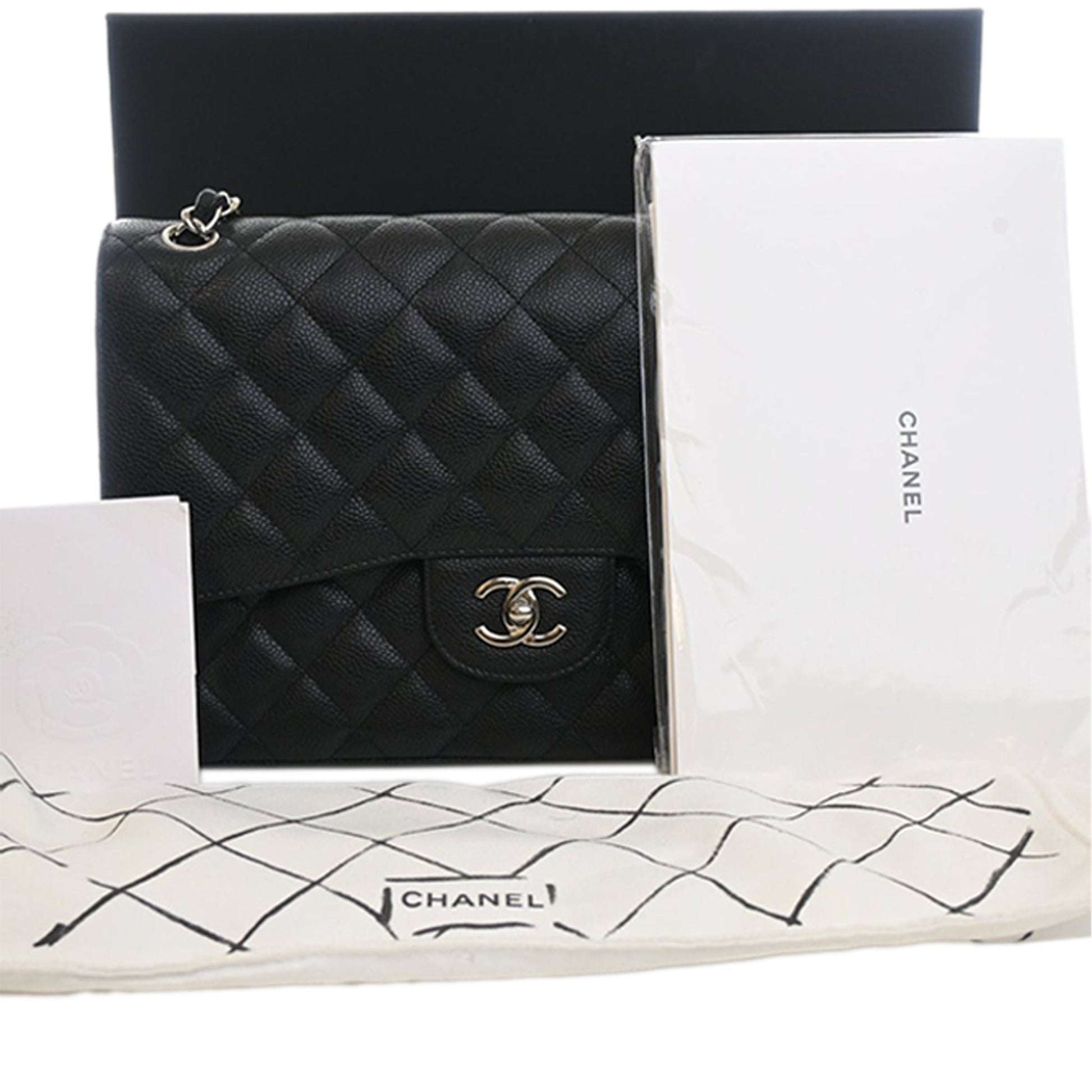 Chanel Jumbo Classic Caviar Double Flap