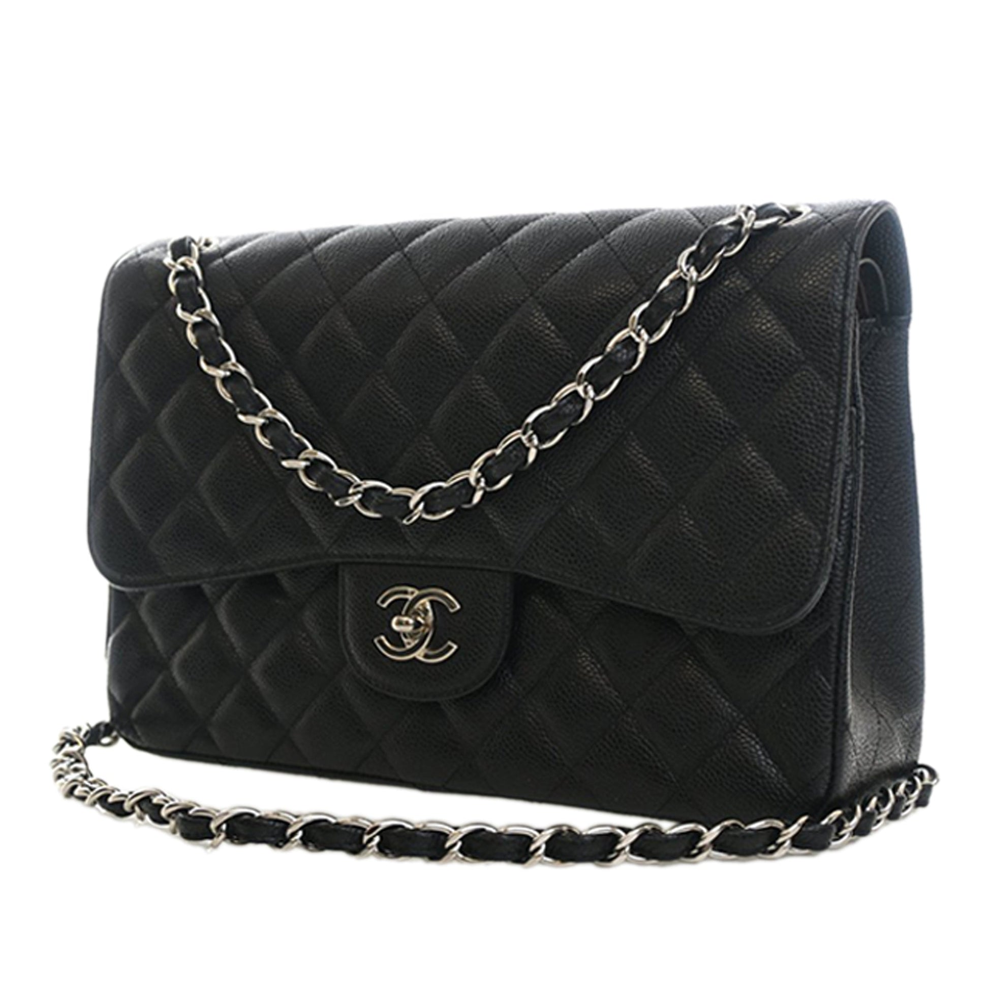 Chanel Jumbo Classic Caviar Double Flap