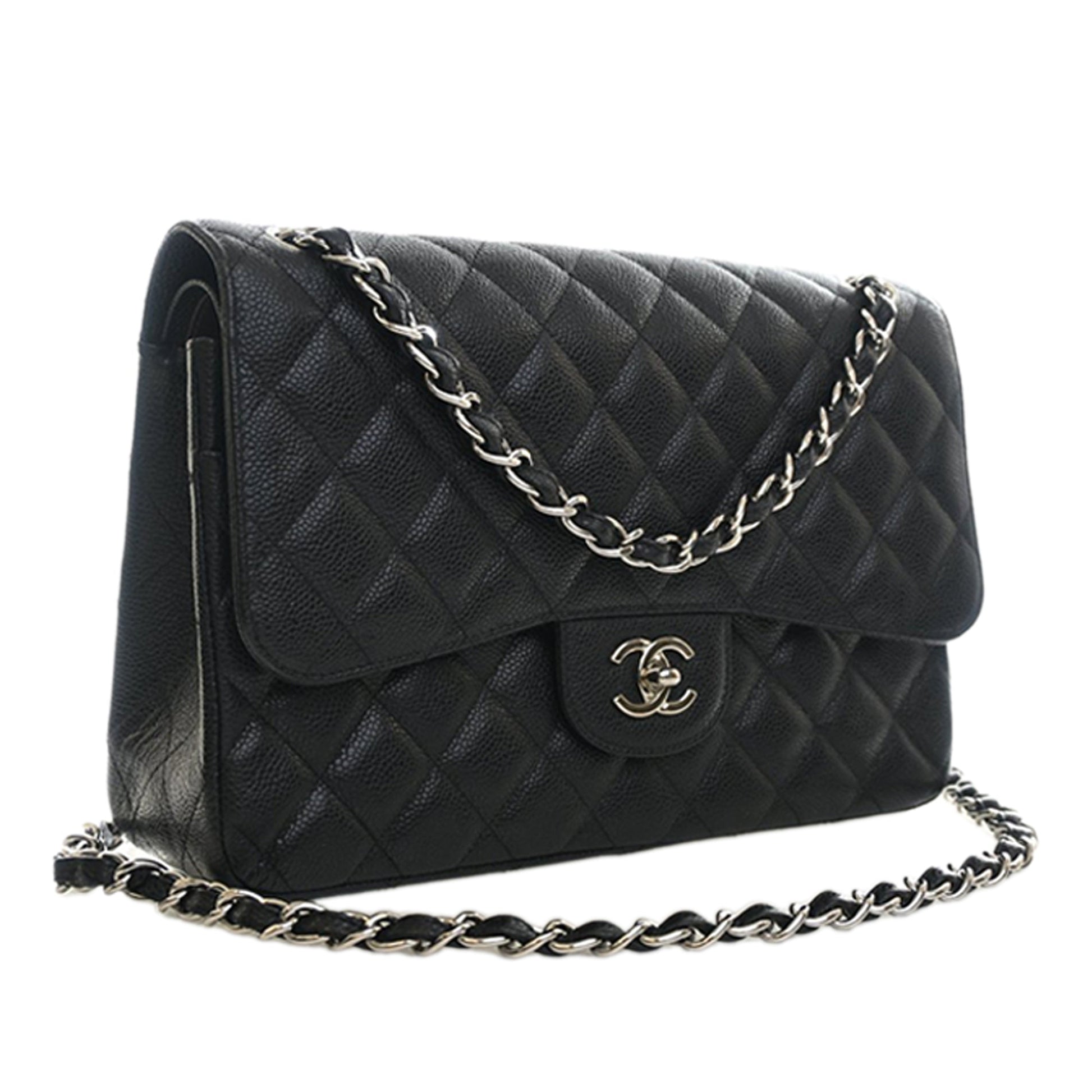 Chanel Jumbo Classic Caviar Double Flap