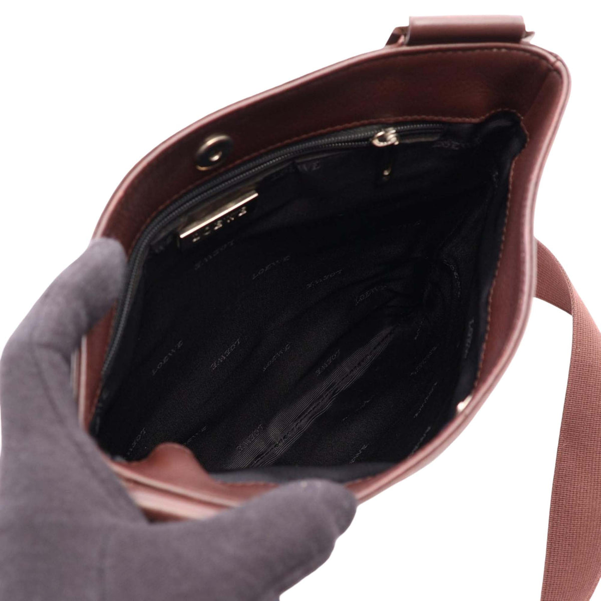 LOEWE Leather Anagram Crossbody
