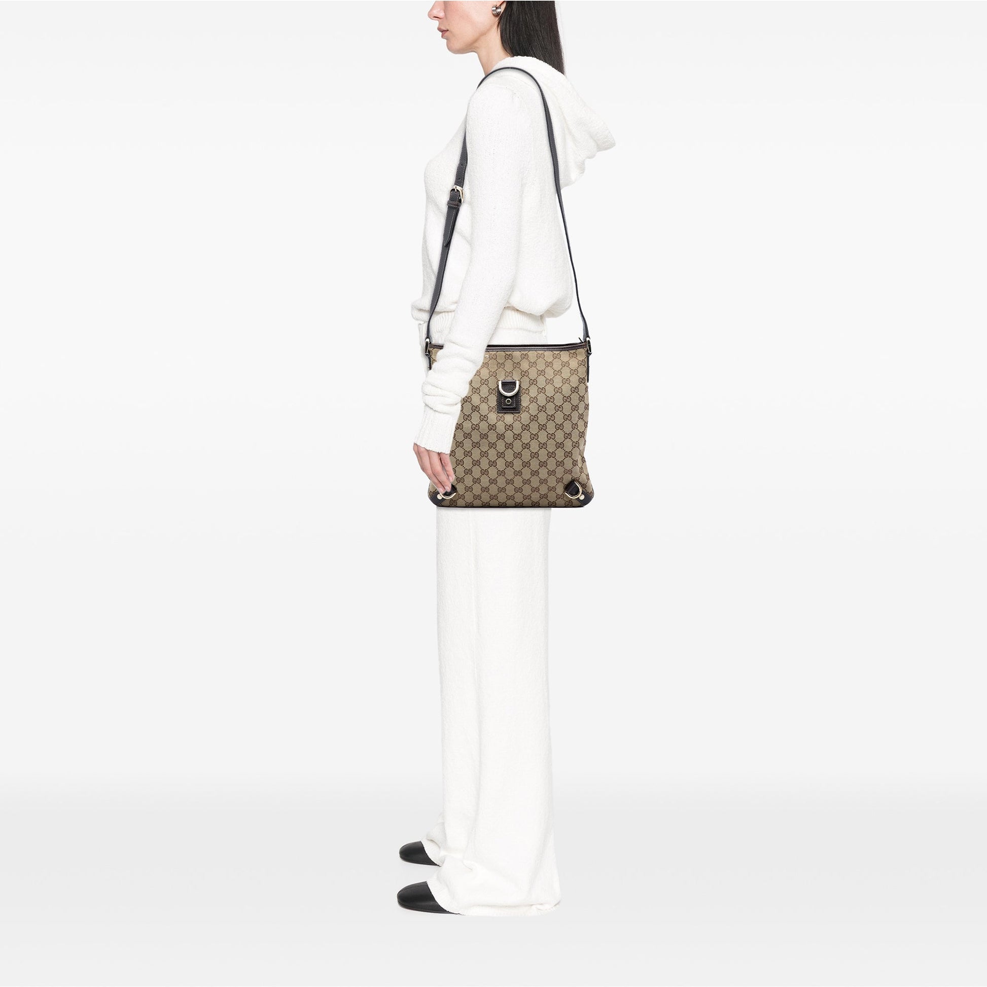 Gucci GG Canvas Abbey D Ring Crossbody