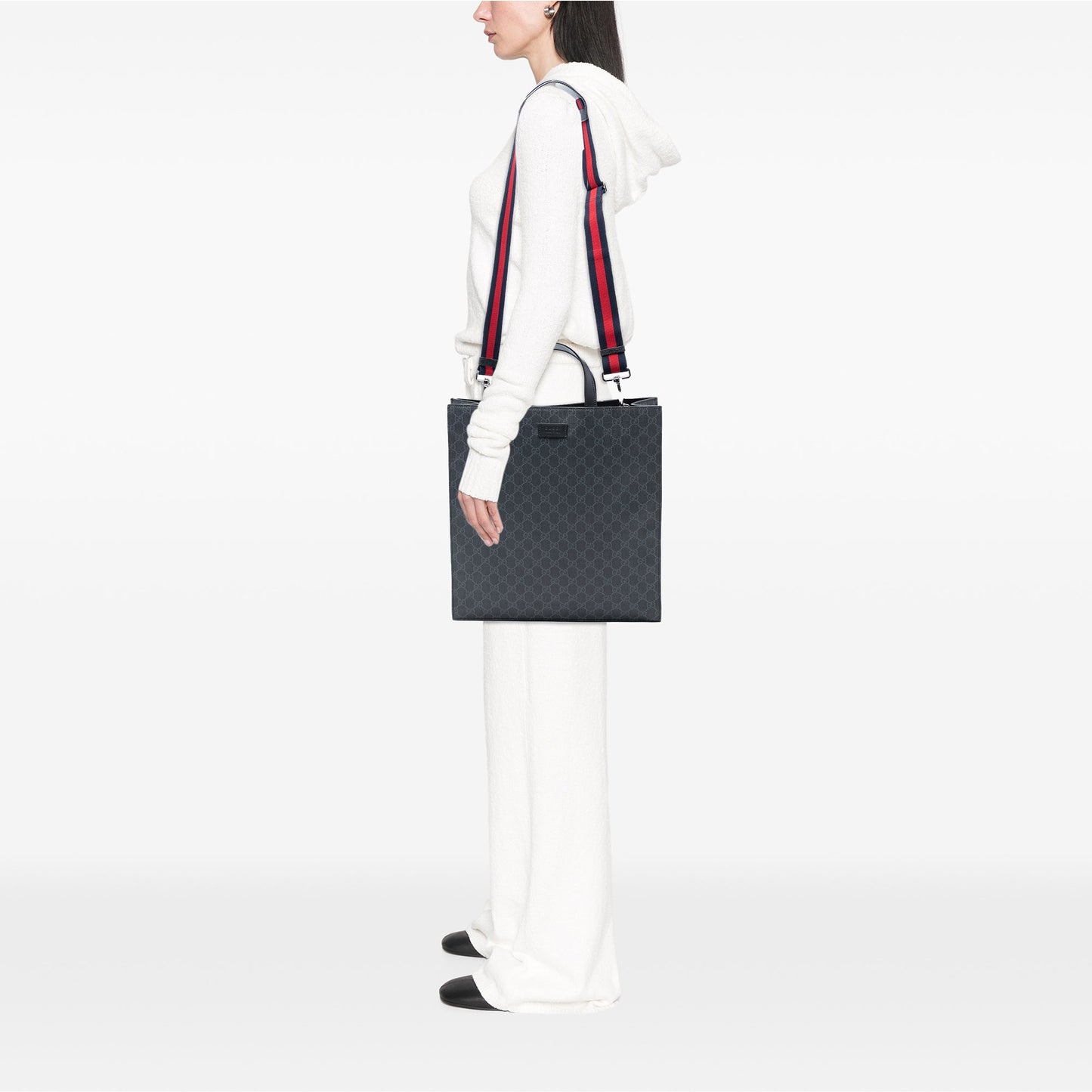 Gucci GG Supreme Convertible Soft Tote