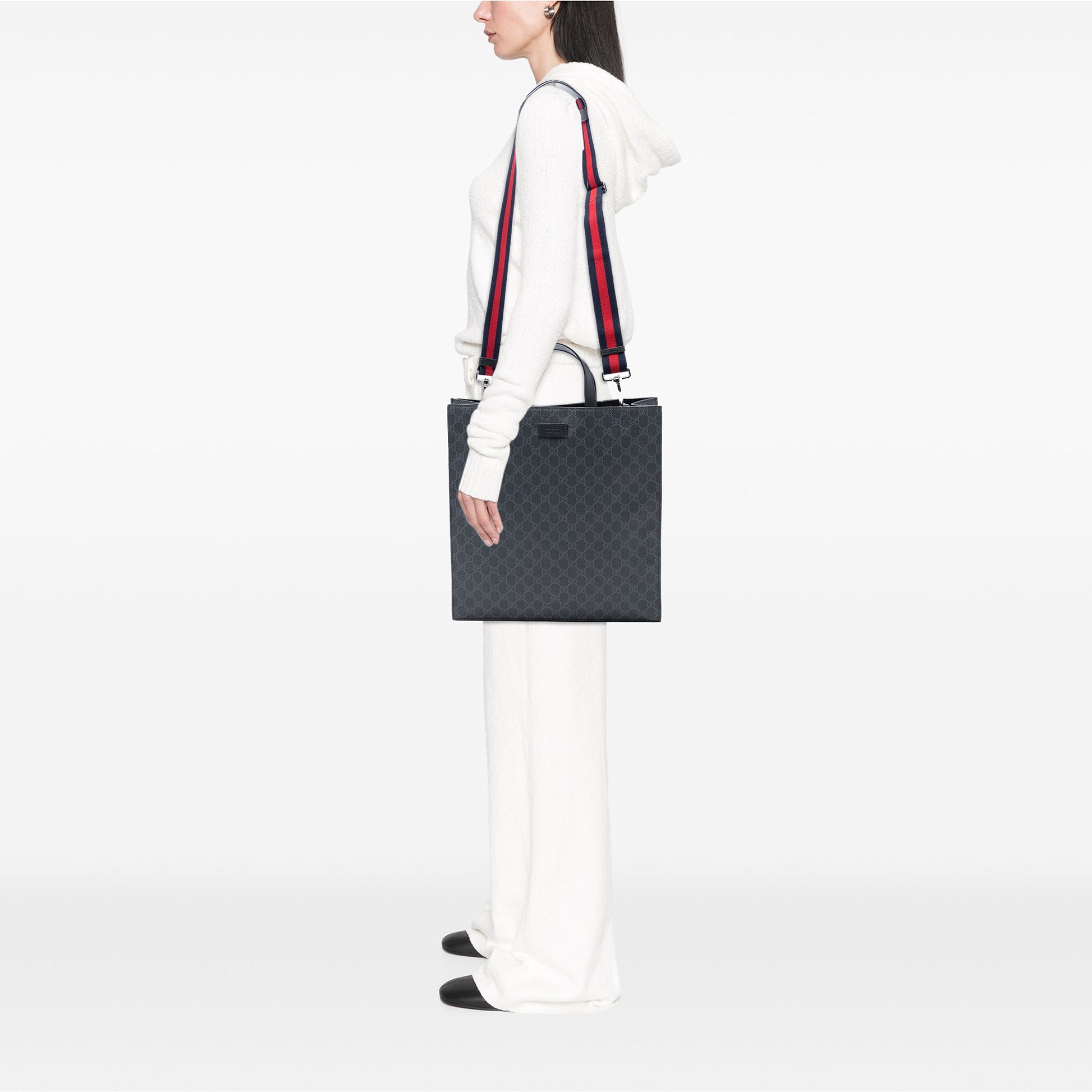 Gucci GG Supreme Convertible Soft Tote