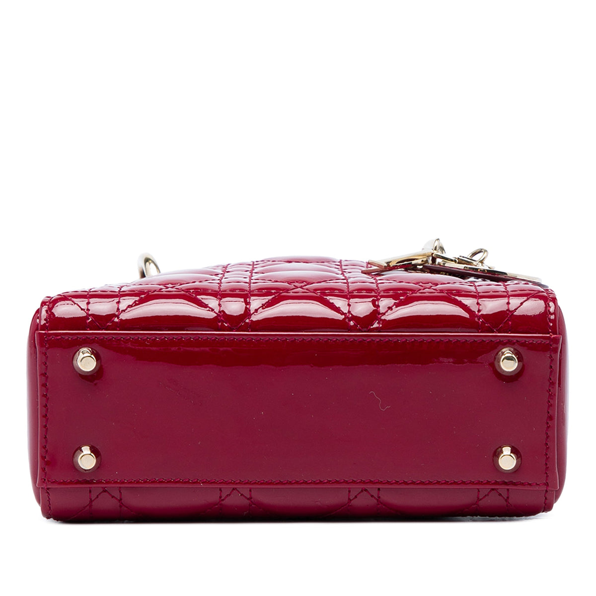 Dior Mini Patent Cannage Lady Dior
