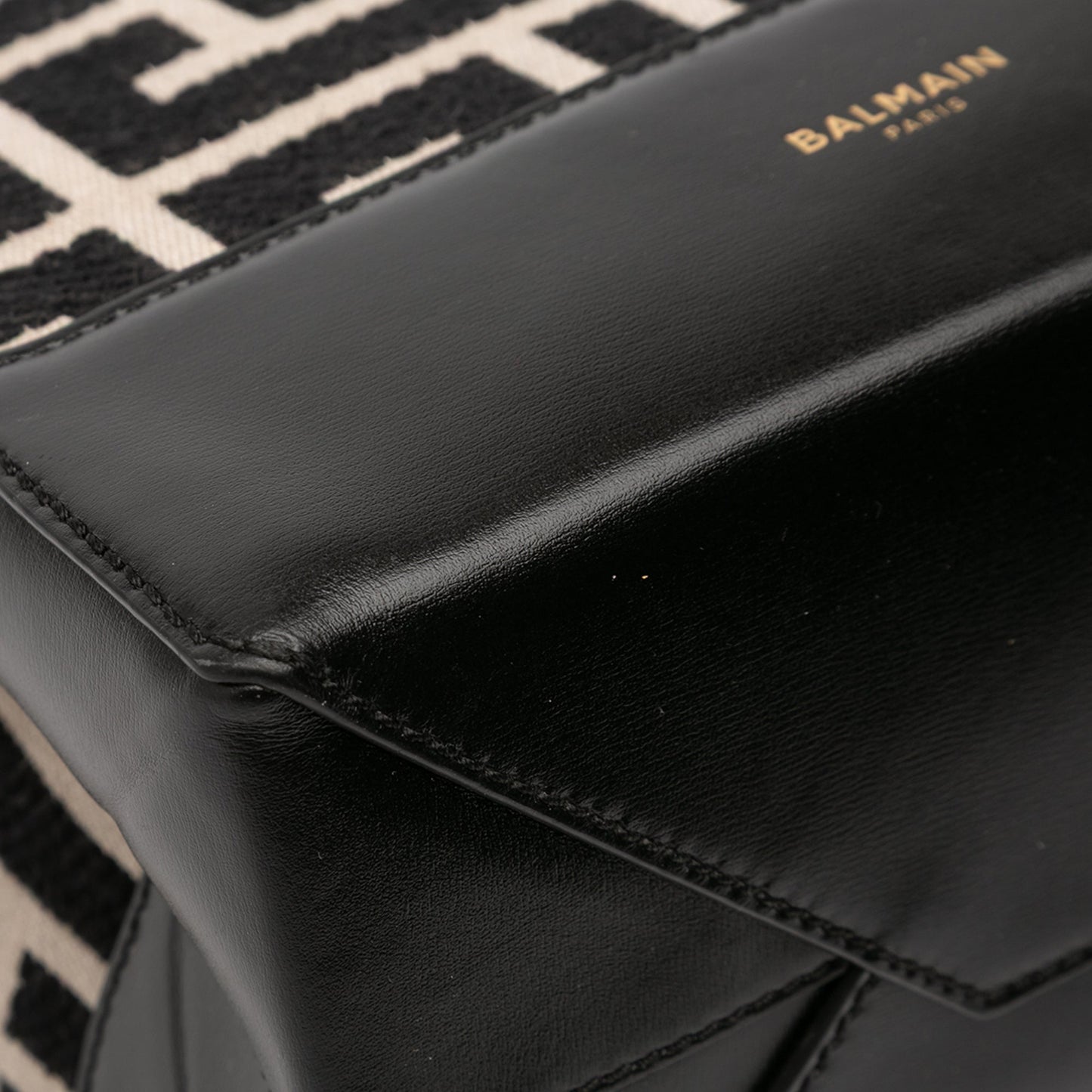 Balmain Maxi Monogram Jacquard North South Shopping Tote