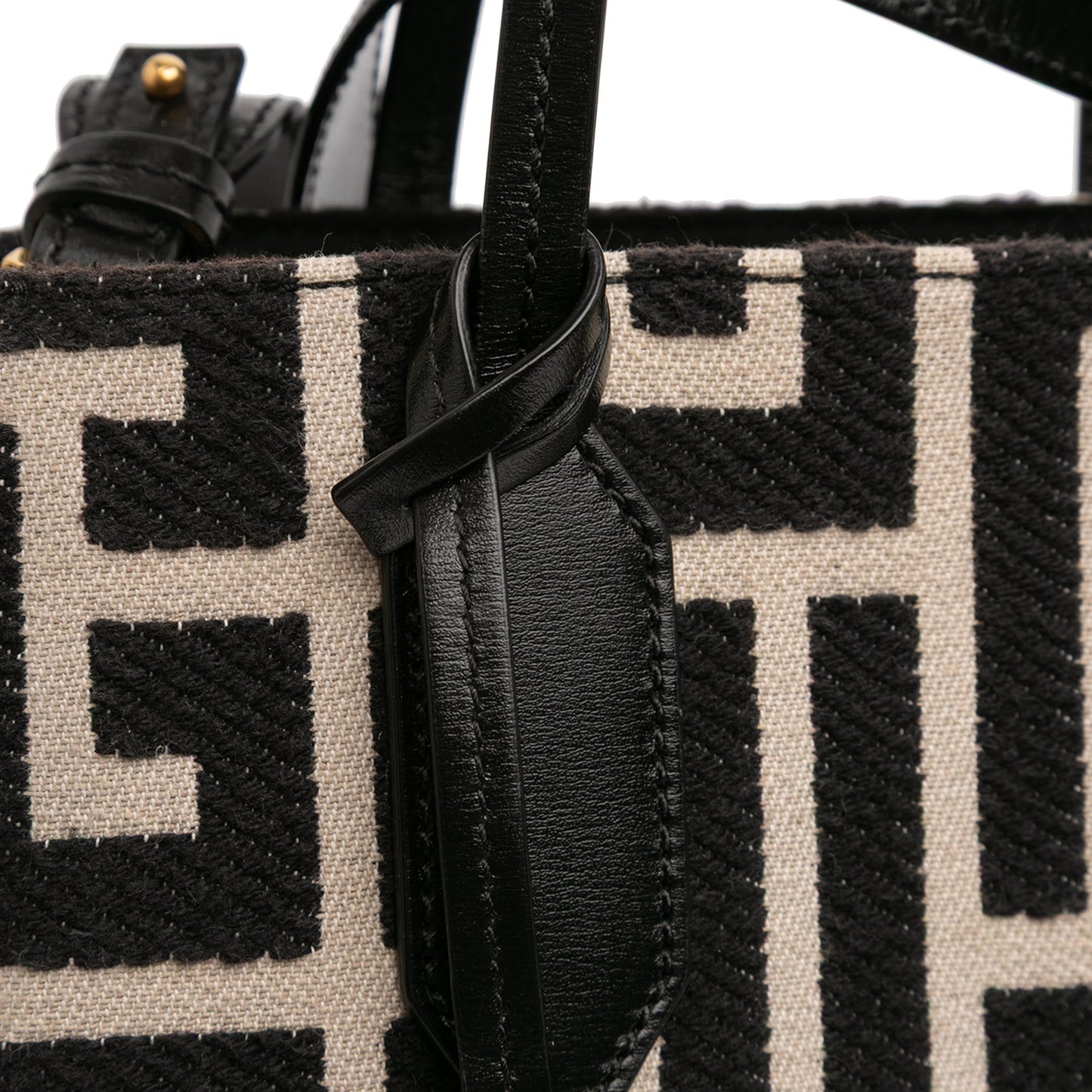 Balmain Maxi Monogram Jacquard North South Shopping Tote