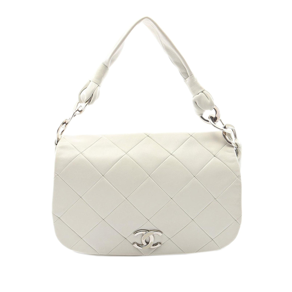 Chanel Quilted Lambskin Pillow Soft Enamel CC Flap