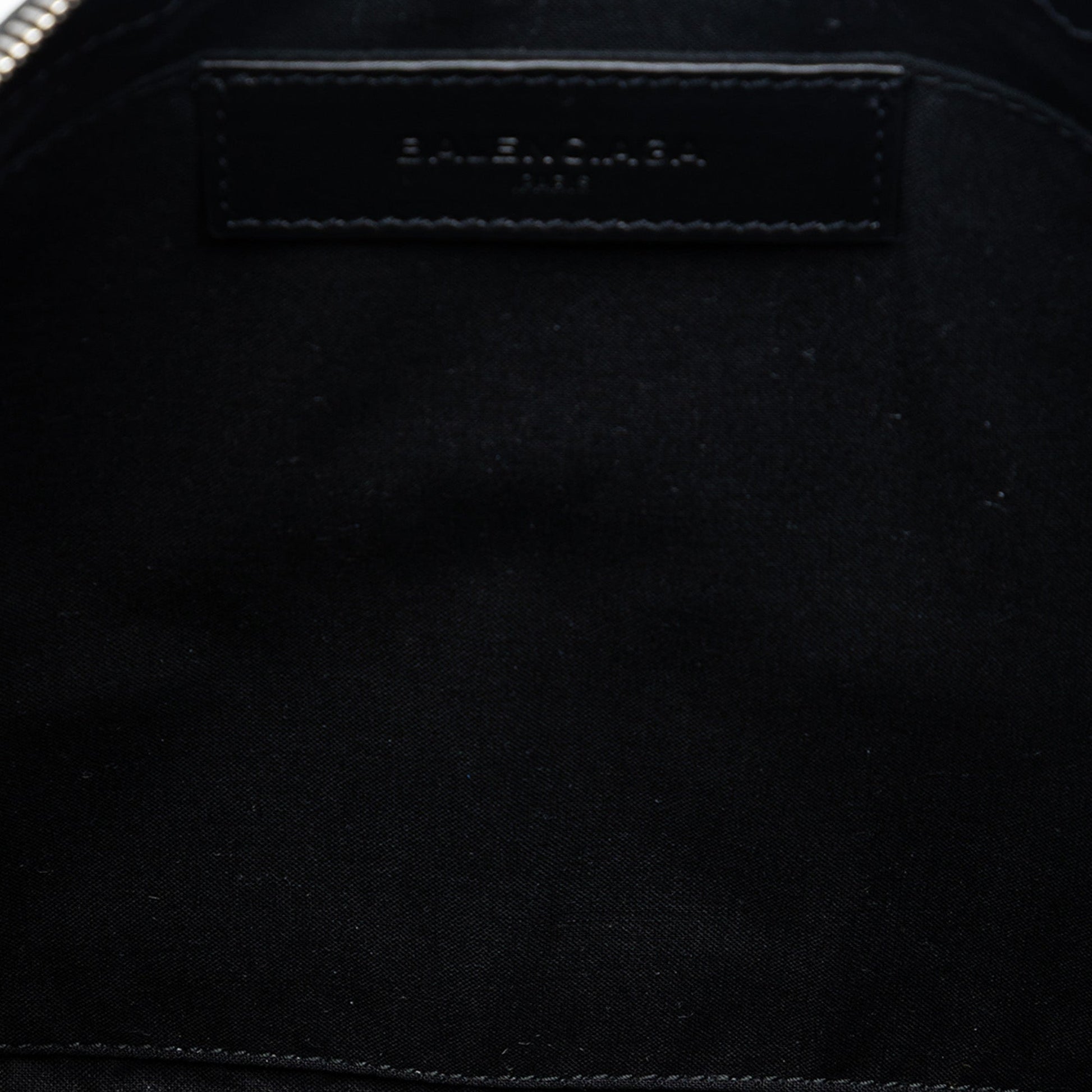 Canvas Navy Clip M Clutch
