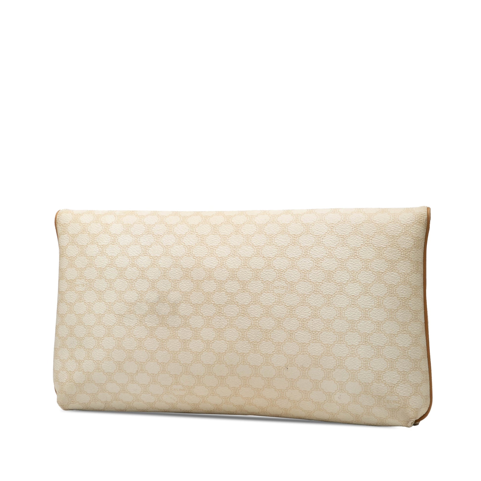 Celine Macadam Coated Canvas Clutch