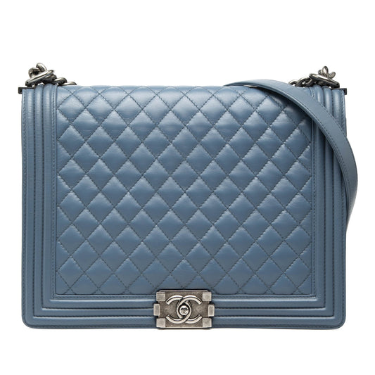 Chanel Large Quilted Lambskin Boy Flap