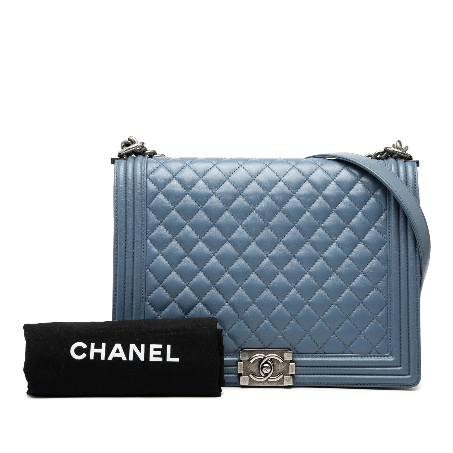 Chanel Large Quilted Lambskin Boy Flap