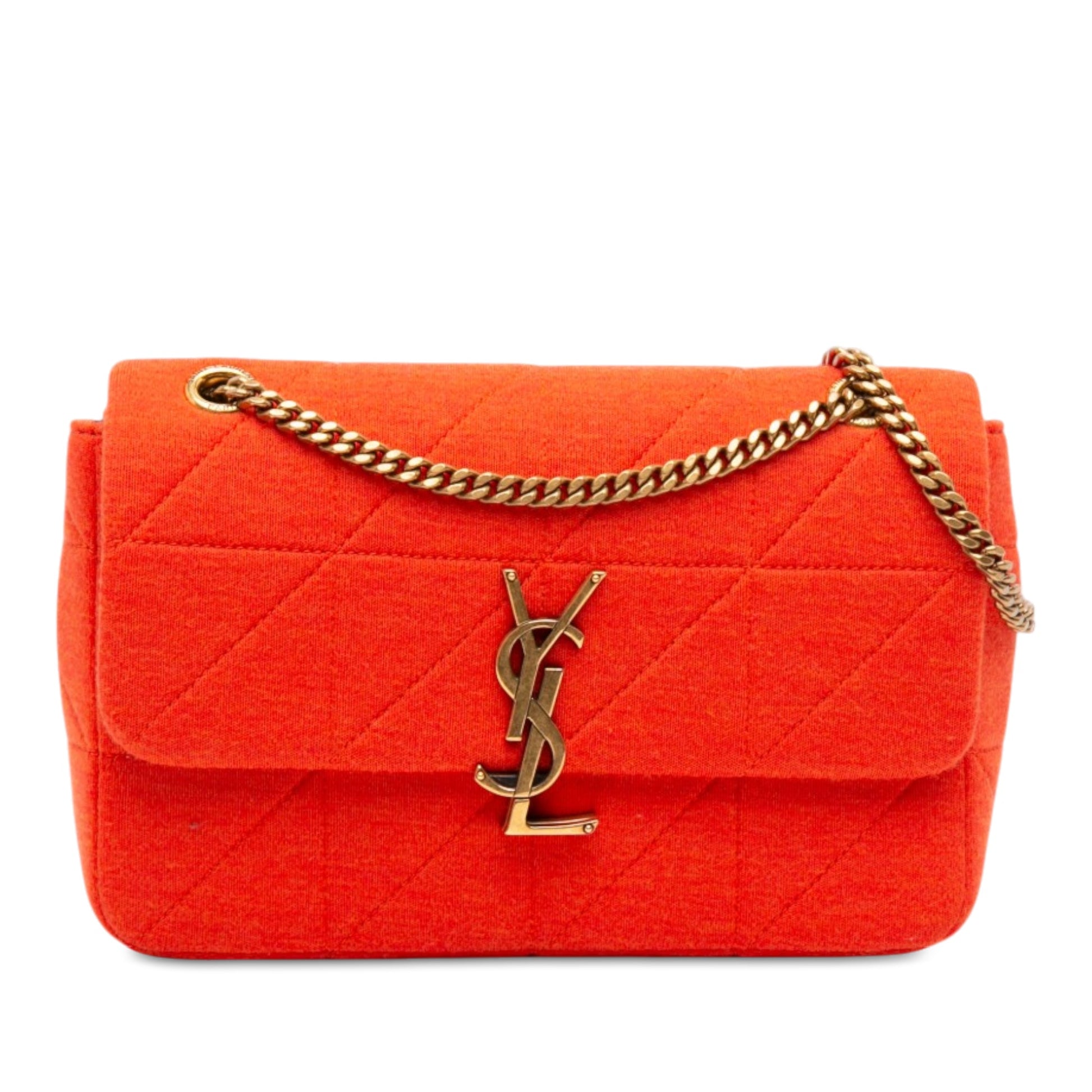 Saint Laurent Medium Jersey Wool Patchwork Jamie Crossbody