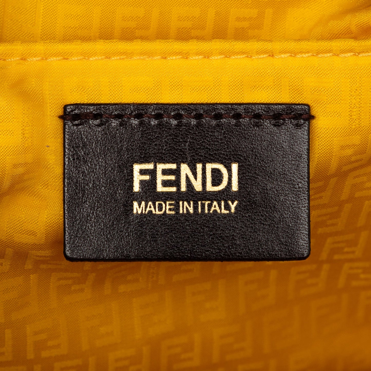 Fendi Small Perforated Zucca Spalmati Roll Tote