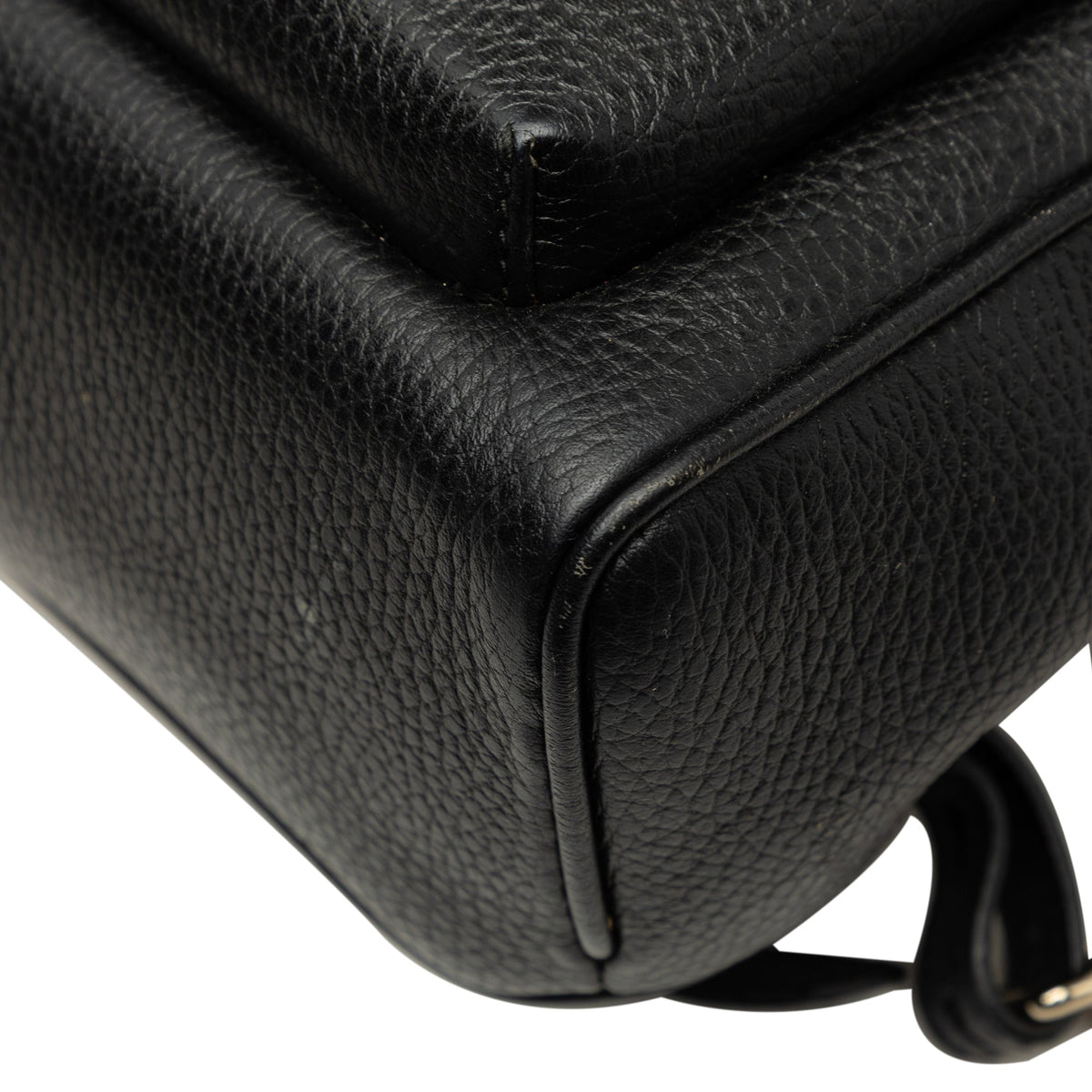Gucci Pebbled Calfskin Soho Chain Backpack