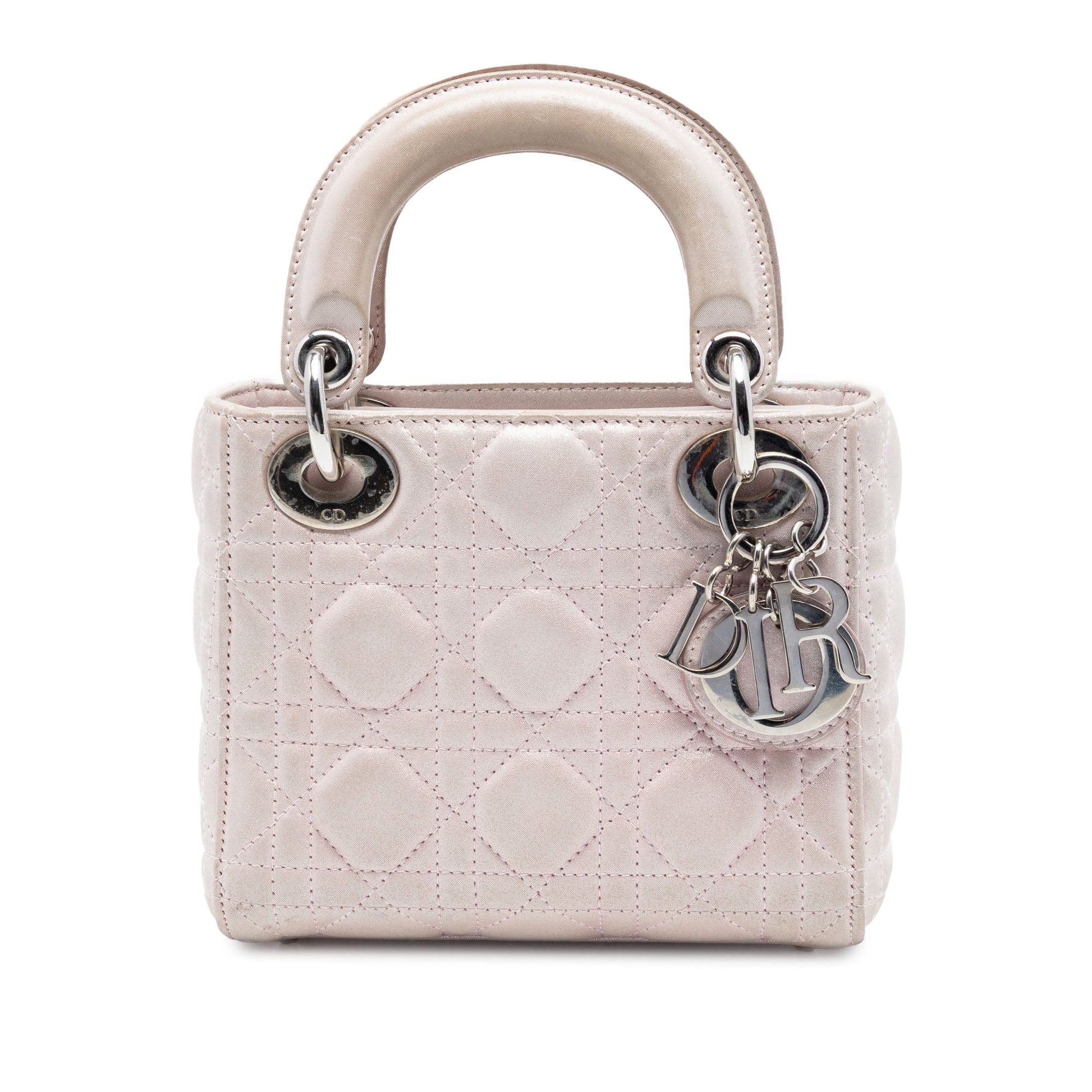 Dior Mini Iridescent Lambskin Cannage Lady Dior