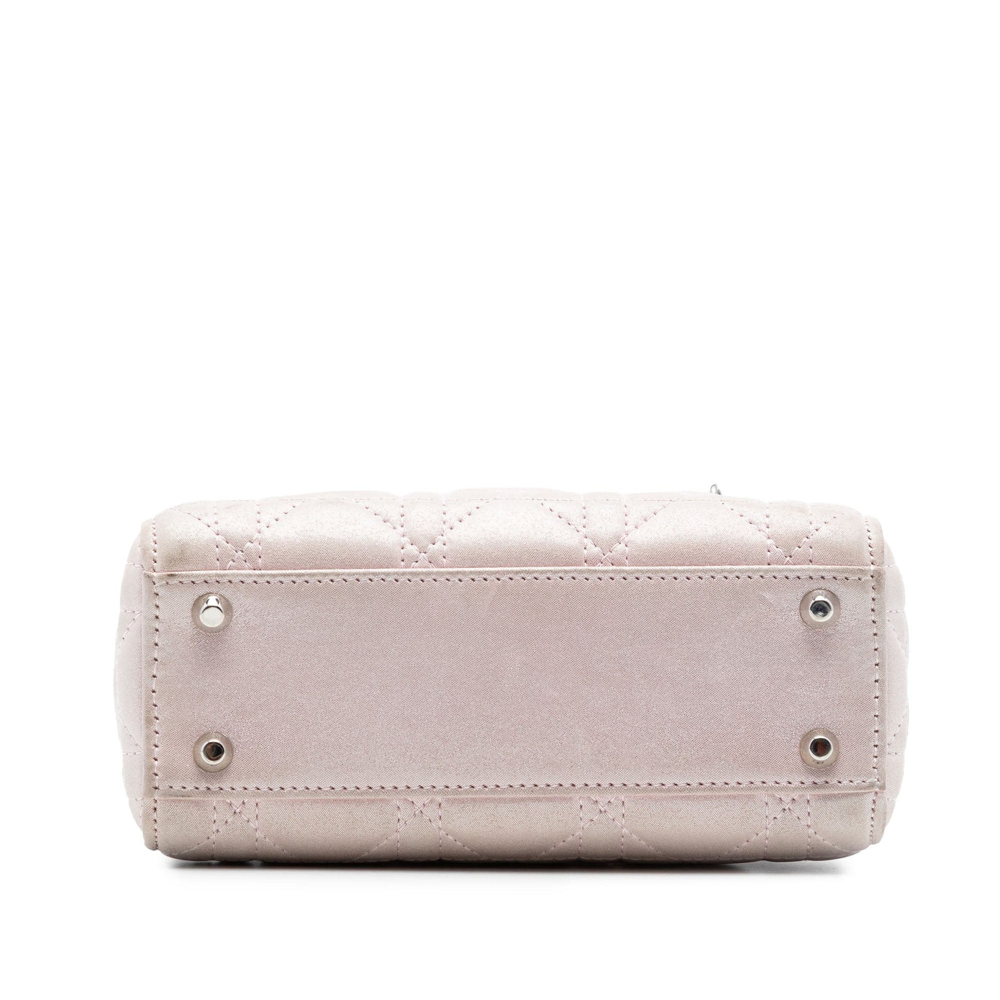 Dior Mini Iridescent Lambskin Cannage Lady Dior