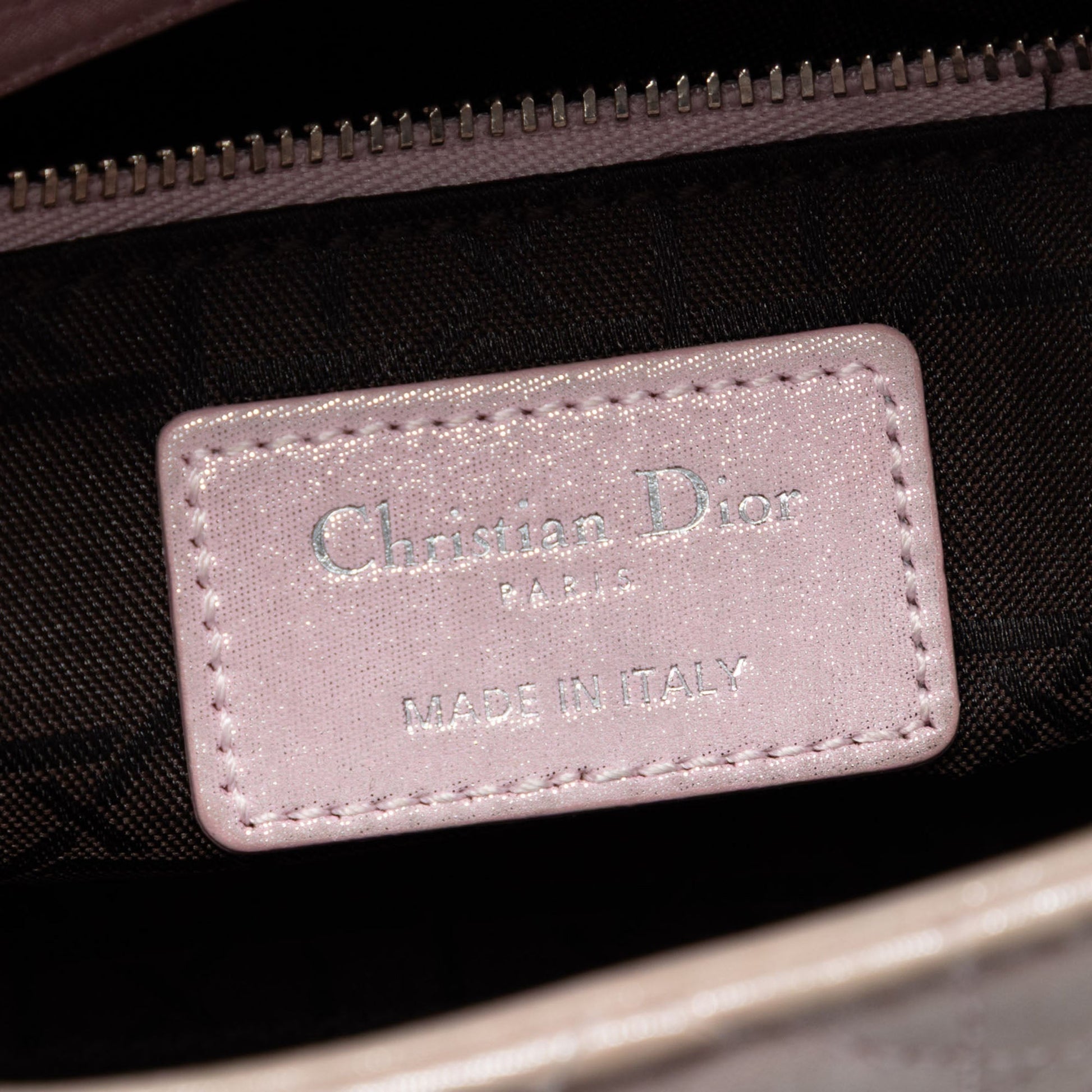 Dior Mini Iridescent Lambskin Cannage Lady Dior