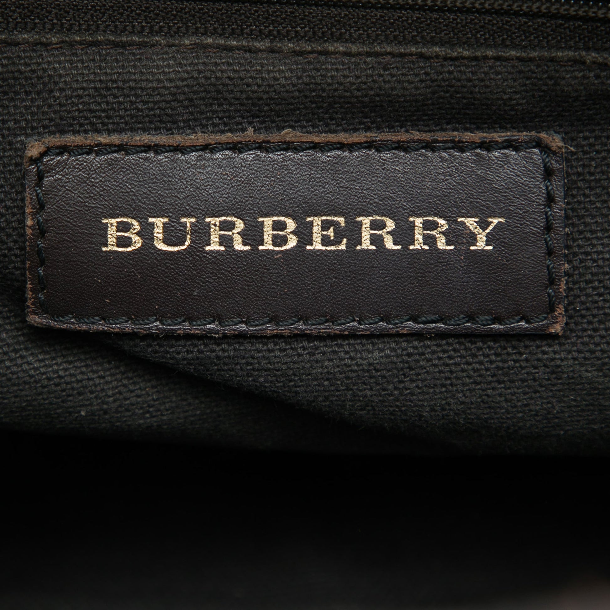 Burberry Haymarket Check Coated Canvas Minford Portrait Satchel