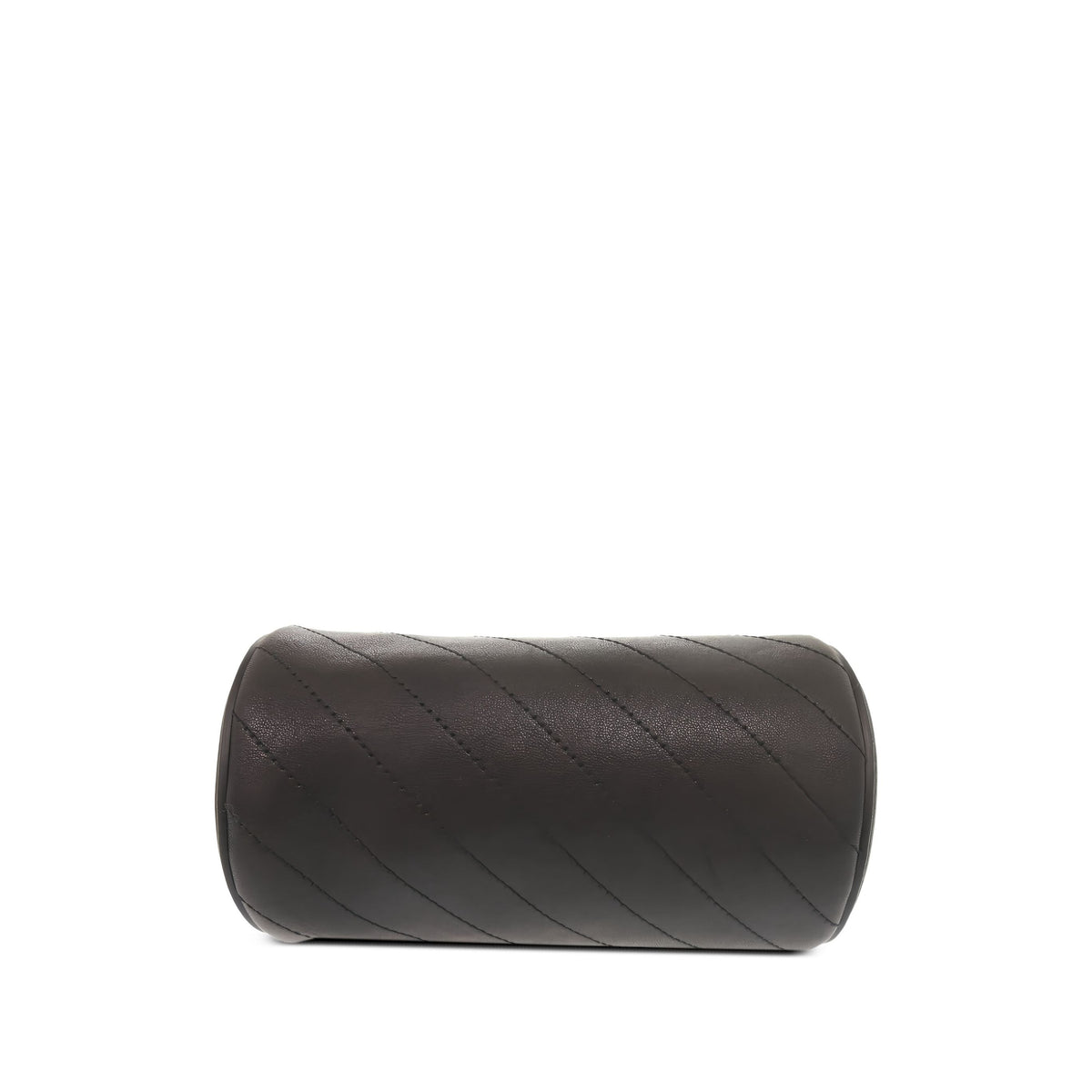 Gucci Mini Leather Blondie Barrel Shoulder Bag — Black